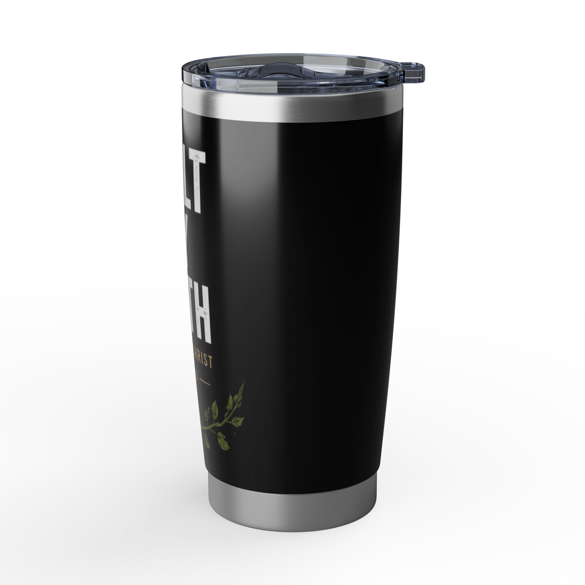 Men’s Built by Faith 20oz Tumbler — Rooted in Christ John 15:5 Stainless Travel Cup - Image 11