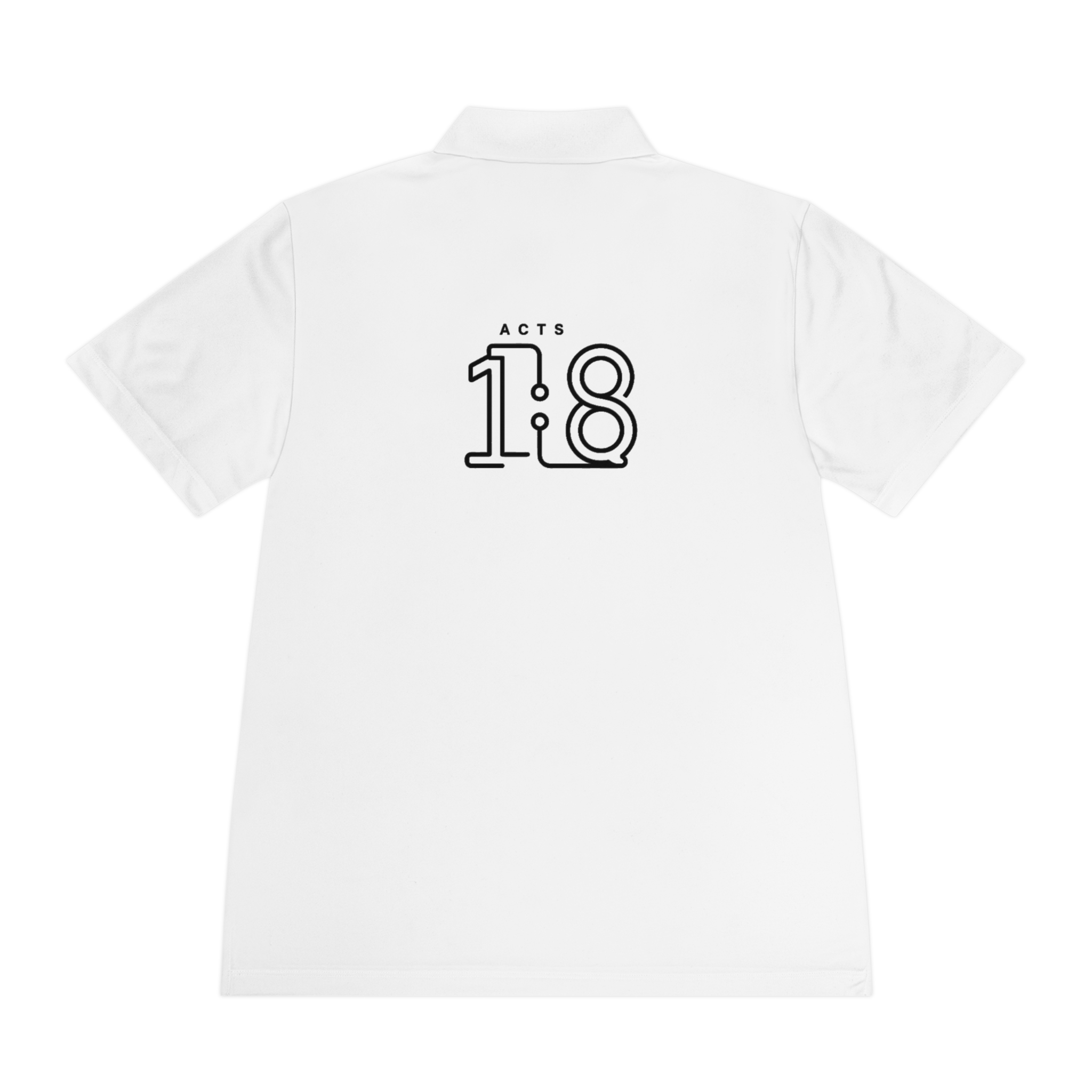 Acts 1:18 polo Sport Polo — Chest Logo "The Power of Body, Mind, Spirit" - Image 4