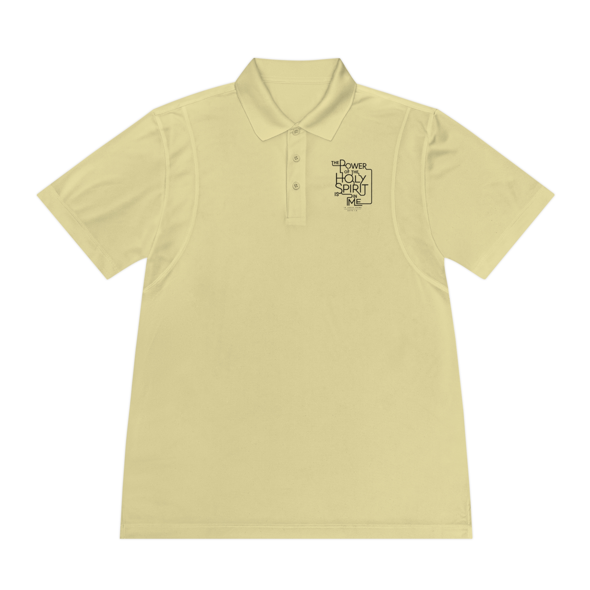 Acts 1:18 polo Sport Polo — Chest Logo "The Power of Body, Mind, Spirit" - Image 12