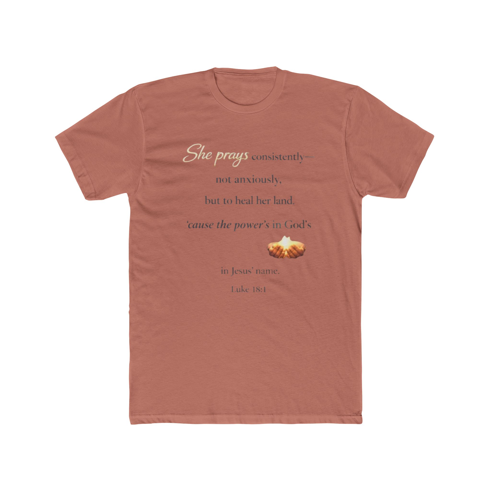 She Prays crew Tee - Image 2