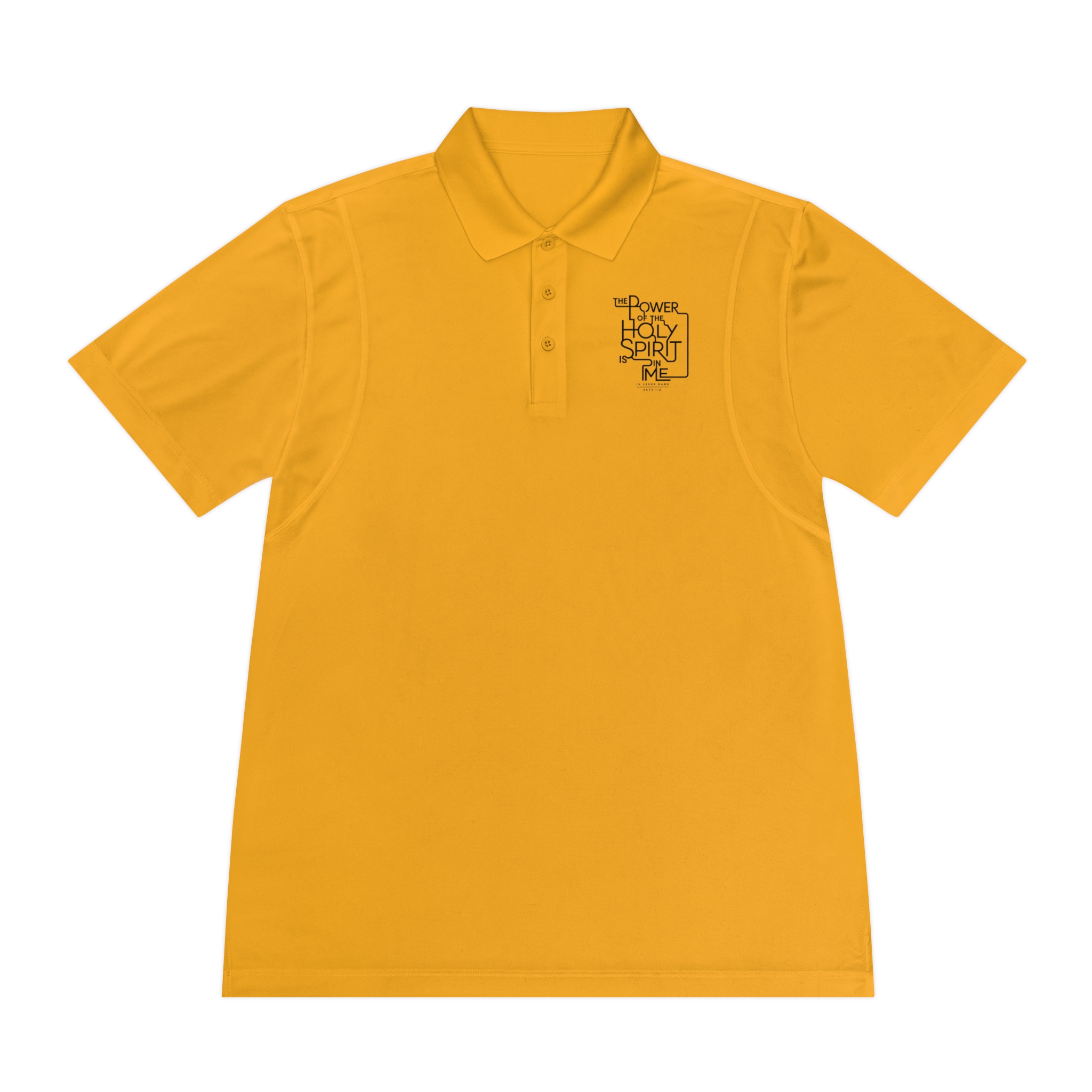 Acts 1:18 polo Sport Polo — Chest Logo "The Power of Body, Mind, Spirit" - Image 6