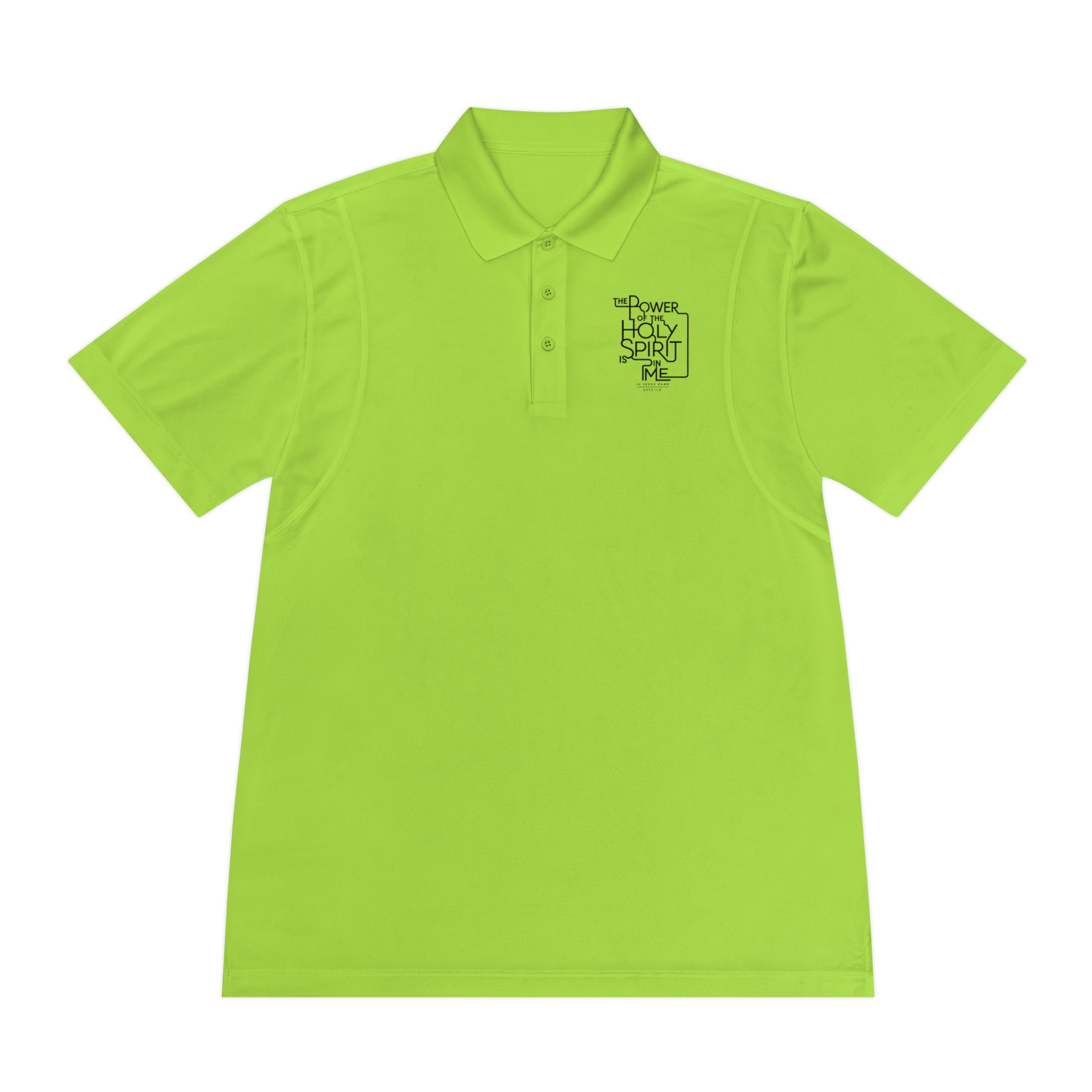 Acts 1:18 polo Sport Polo — Chest Logo "The Power of Body, Mind, Spirit" - Image 18