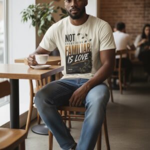 Familiar Is Love  Tee — Inspirational Scripture Design