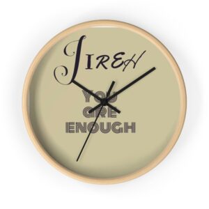 Jireh Wall Clock