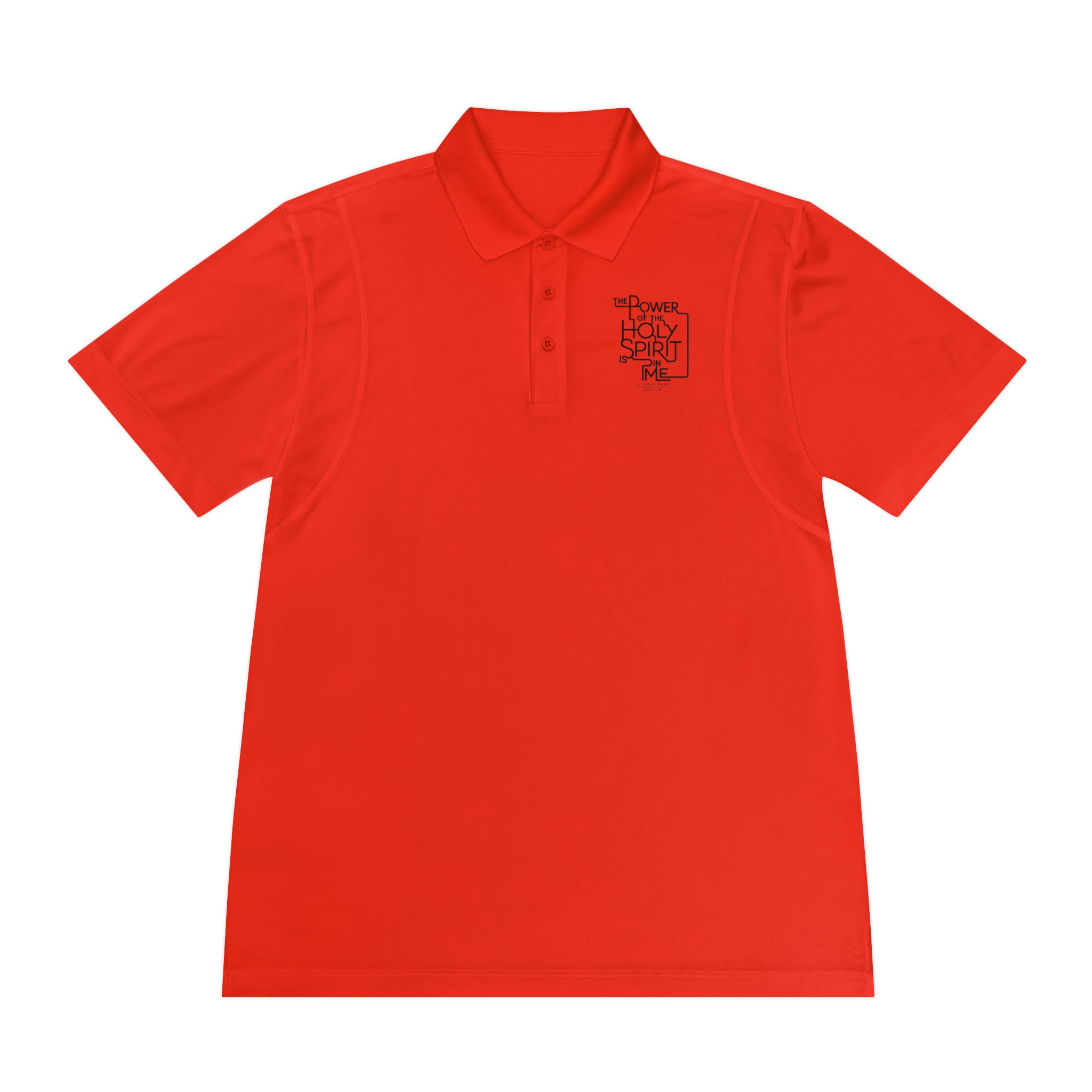Acts 1:18 polo Sport Polo — Chest Logo "The Power of Body, Mind, Spirit" - Image 9