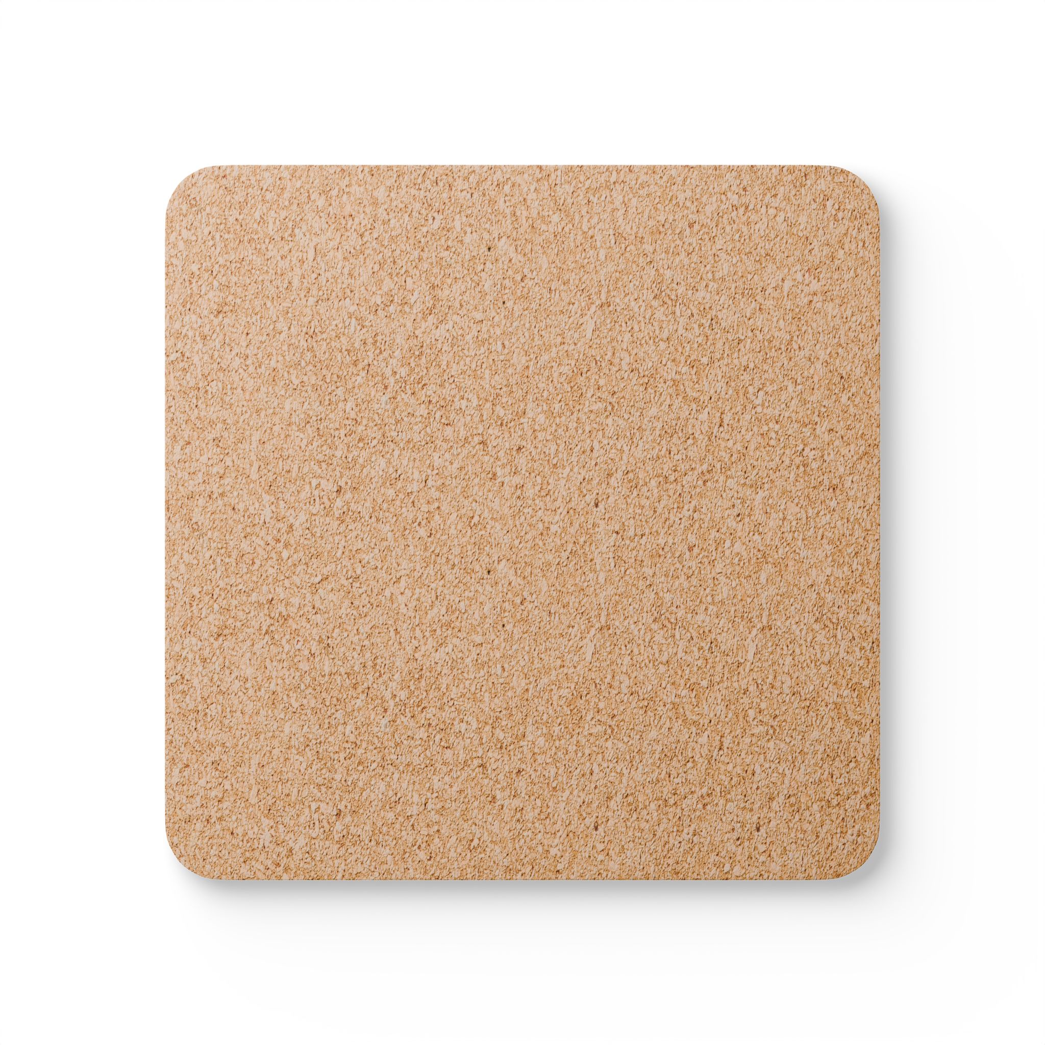 Religious Cork Coaster Set — “As For Me and My House We Will Serve the Lord” (Joshua 24:15) with Orchid Accent - Image 2