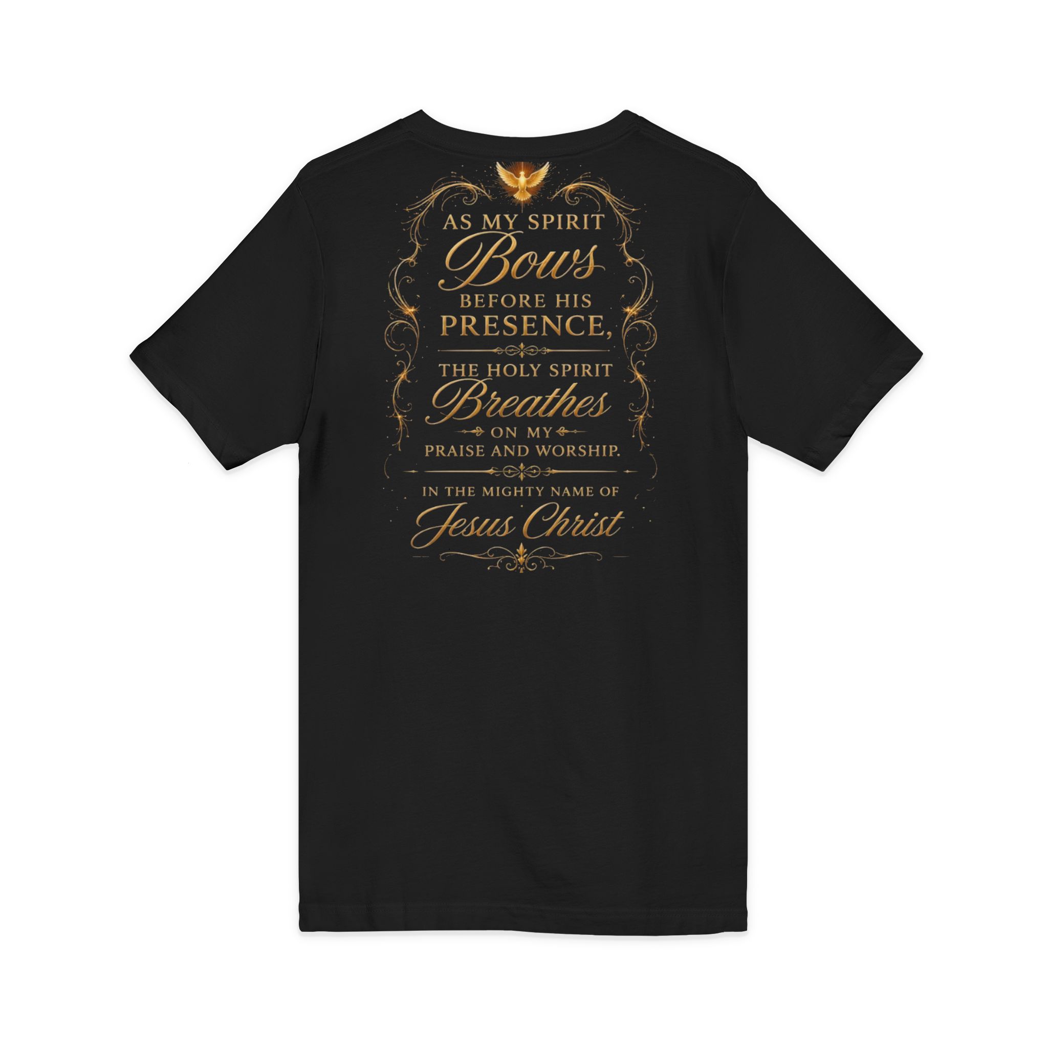 Born to carry heavens Sound V-Neck Tee — Inspirational Christian Faith T‑Shirt - Image 8