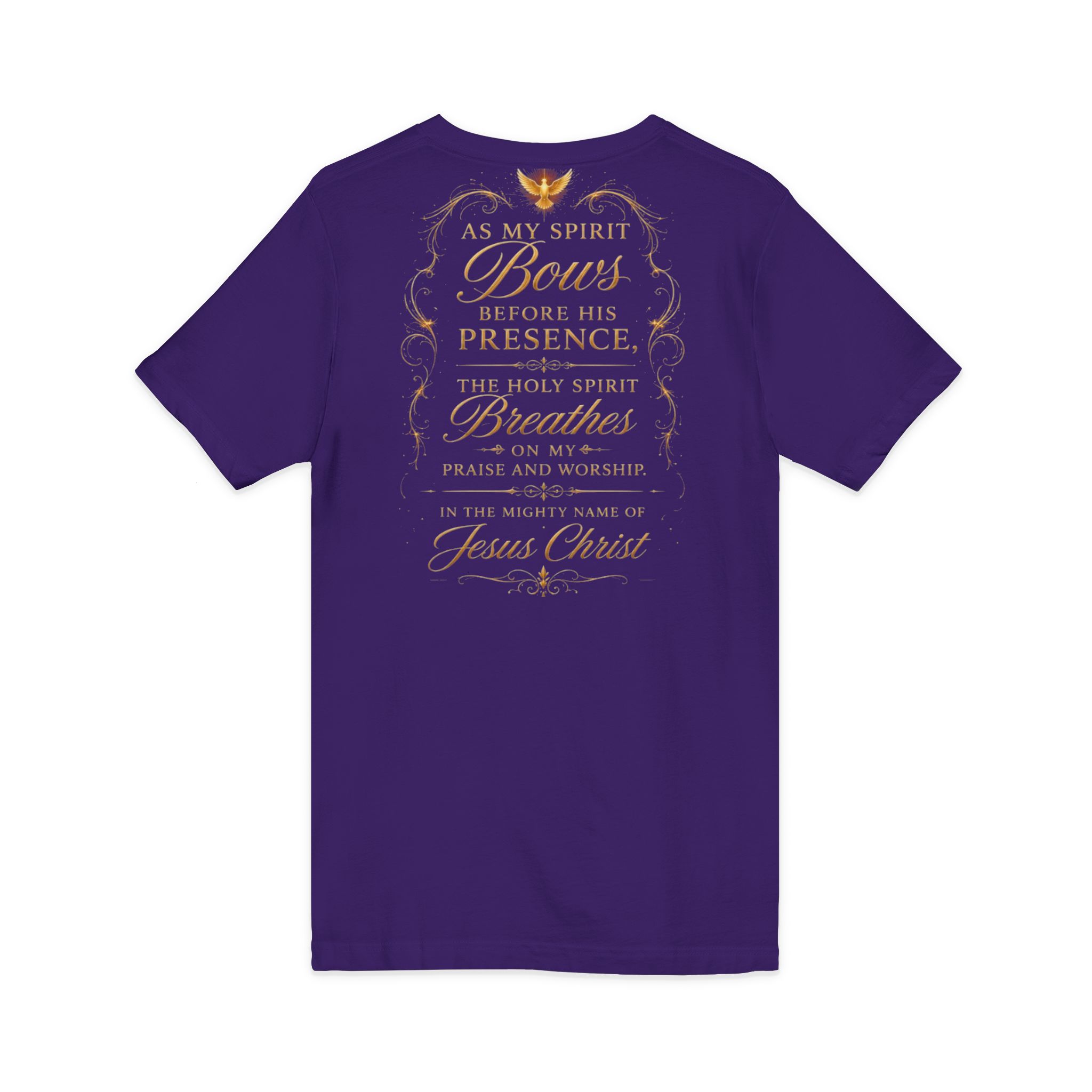 Born to carry heavens Sound V-Neck Tee — Inspirational Christian Faith T‑Shirt - Image 16