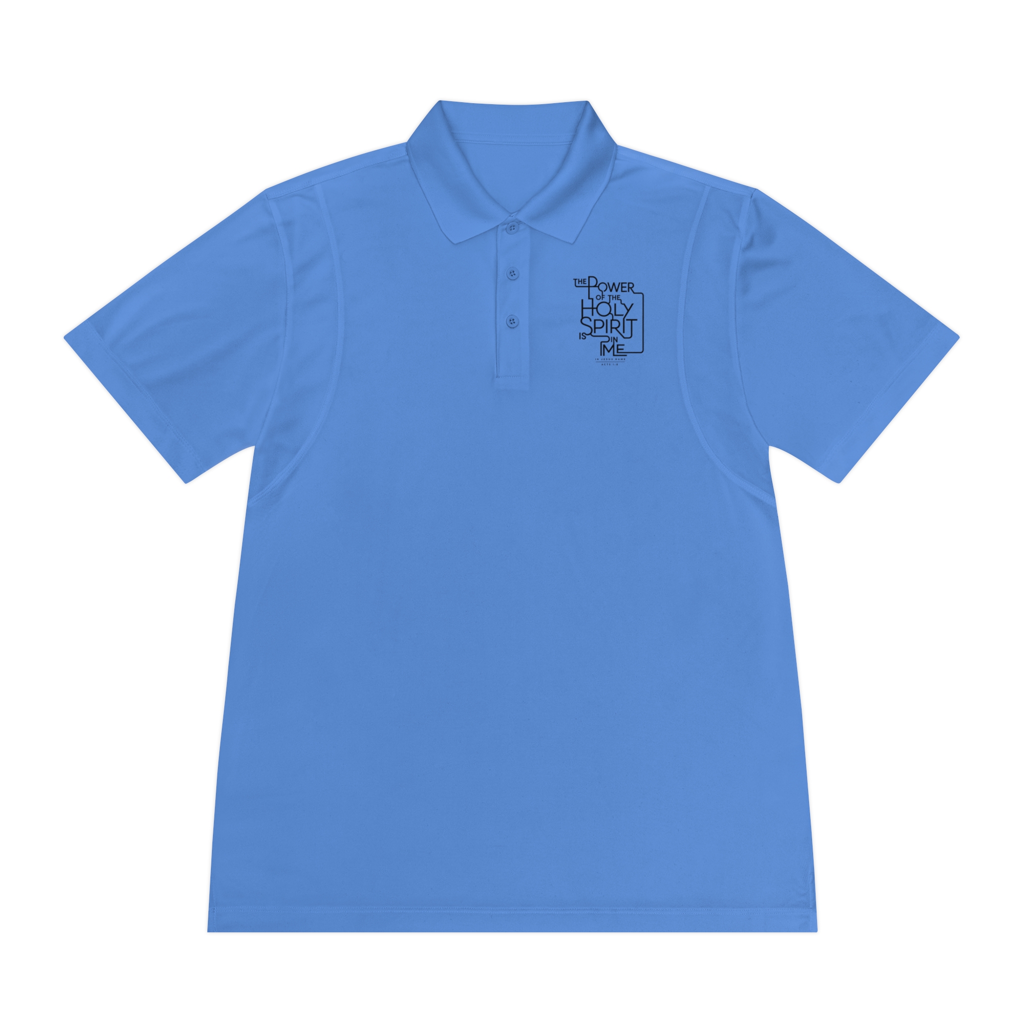 Acts 1:18 polo Sport Polo — Chest Logo "The Power of Body, Mind, Spirit" - Image 21