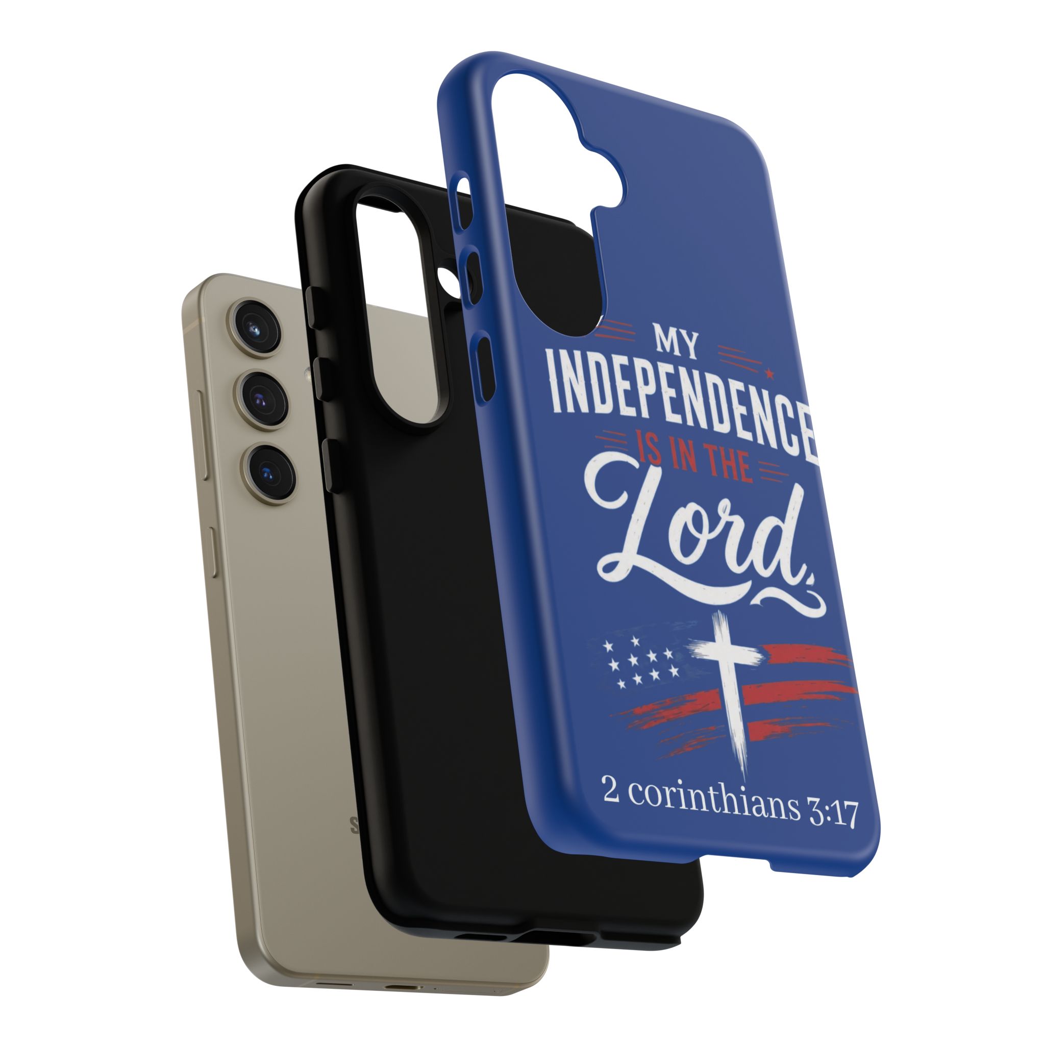 Christian Phone Case — "My Independence Is In The Lord" (2 Corinthians 3:17) - Image 134