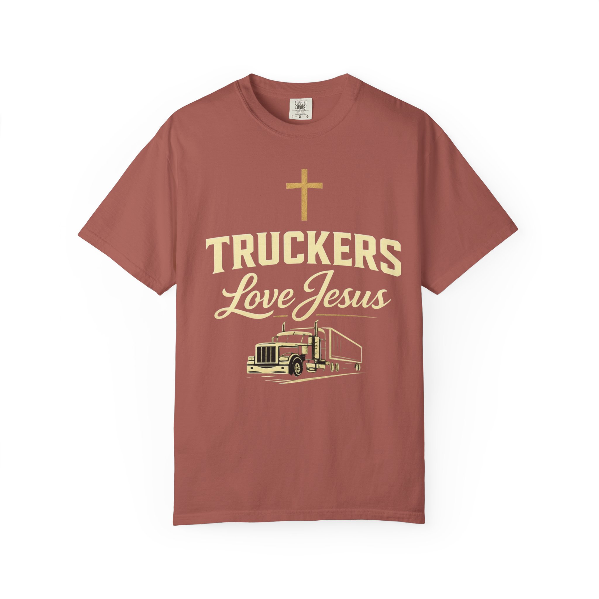 Truckers Love Jesus T-Shirt — Christian Trucker Gospel Tee - Image 61