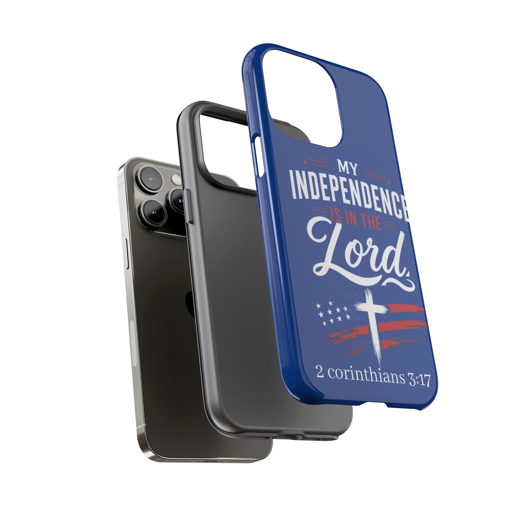 Christian Phone Case — "My Independence Is In The Lord" (2 Corinthians 3:17) - Image 81