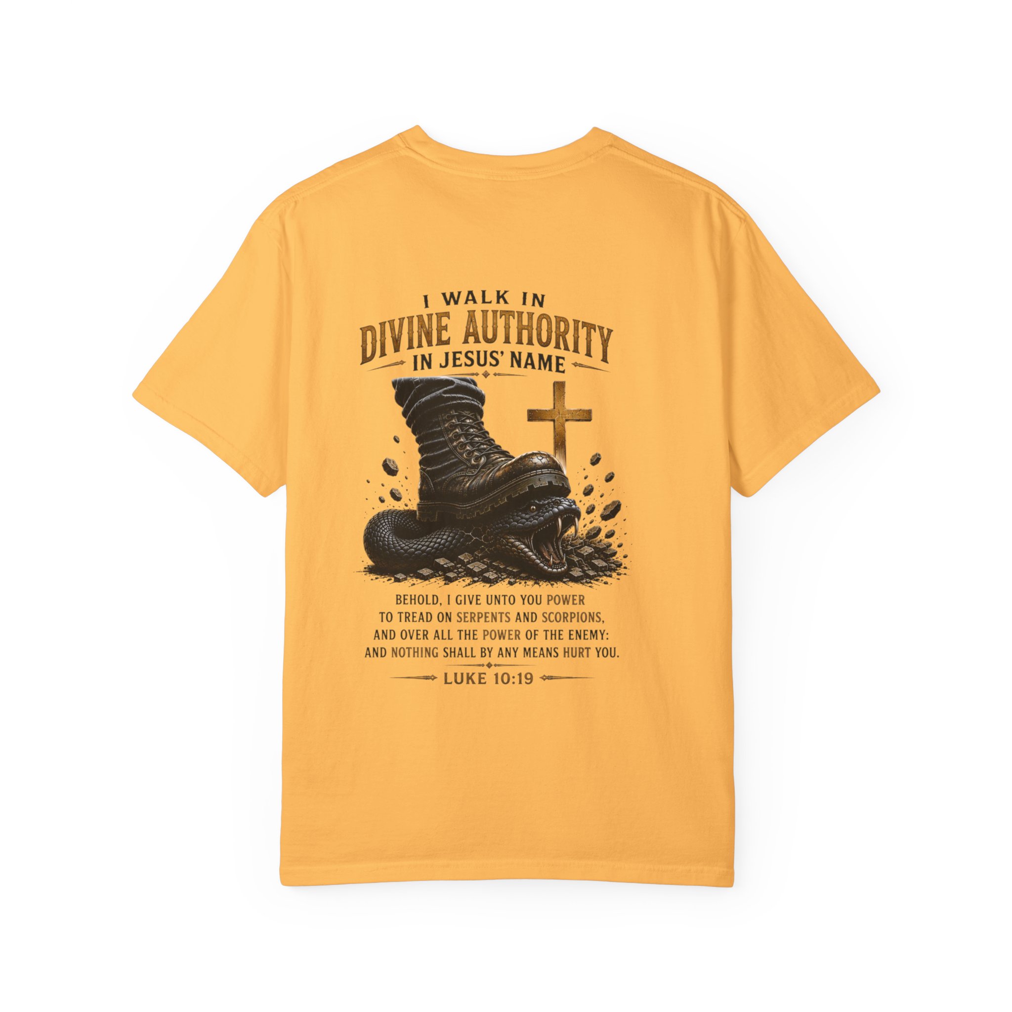 Authorized Power T-Shirt — "Authorized Power" Luke 10:19 Christian Faith Tee - Image 31