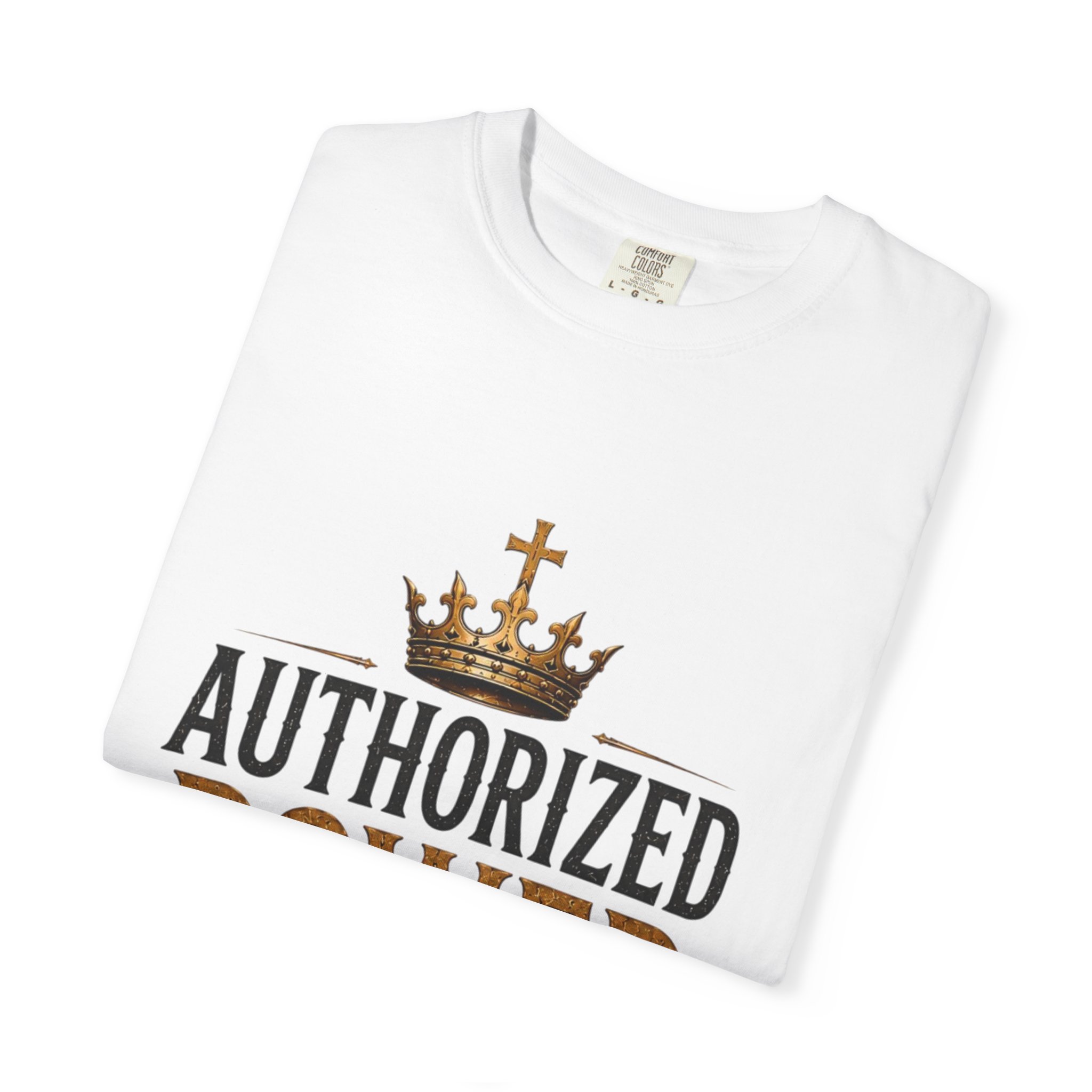 Authorized Power T-Shirt — "Authorized Power" Luke 10:19 Christian Faith Tee - Image 3