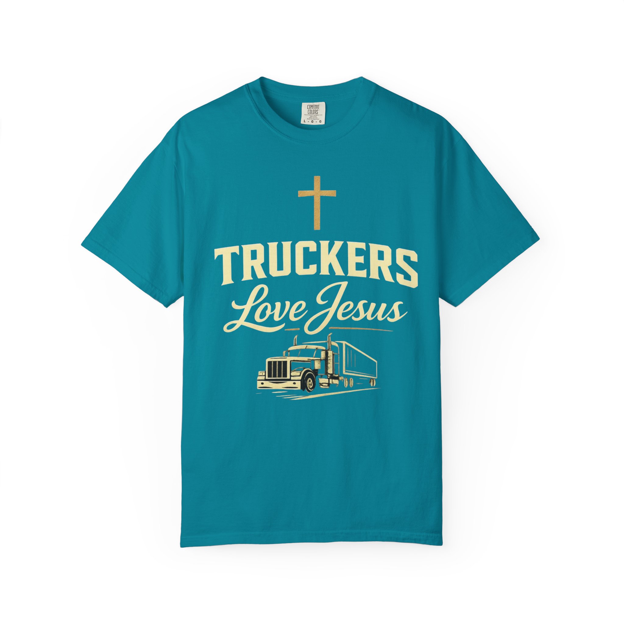 Truckers Love Jesus T-Shirt — Christian Trucker Gospel Tee - Image 21