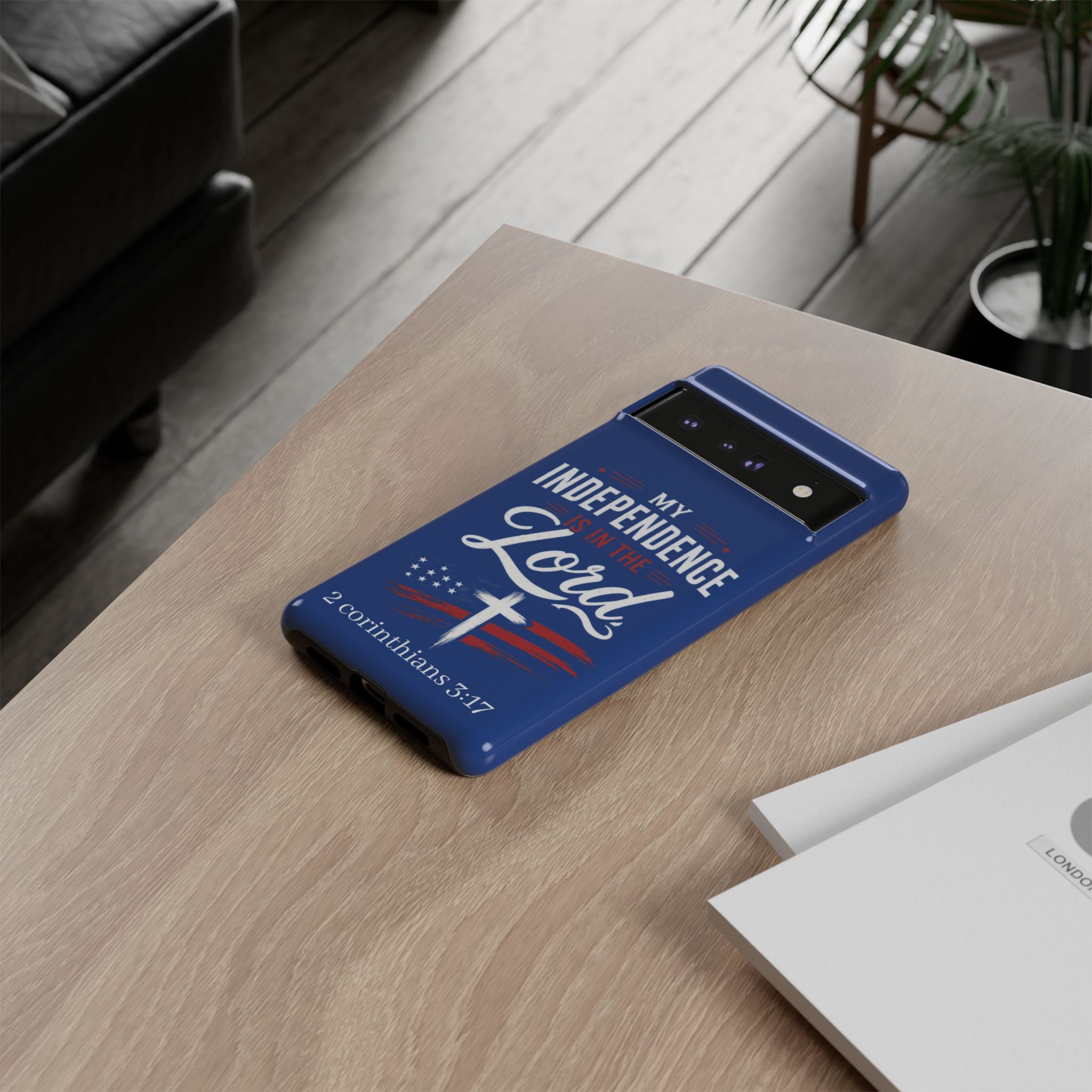 Christian Phone Case — "My Independence Is In The Lord" (2 Corinthians 3:17) - Image 98