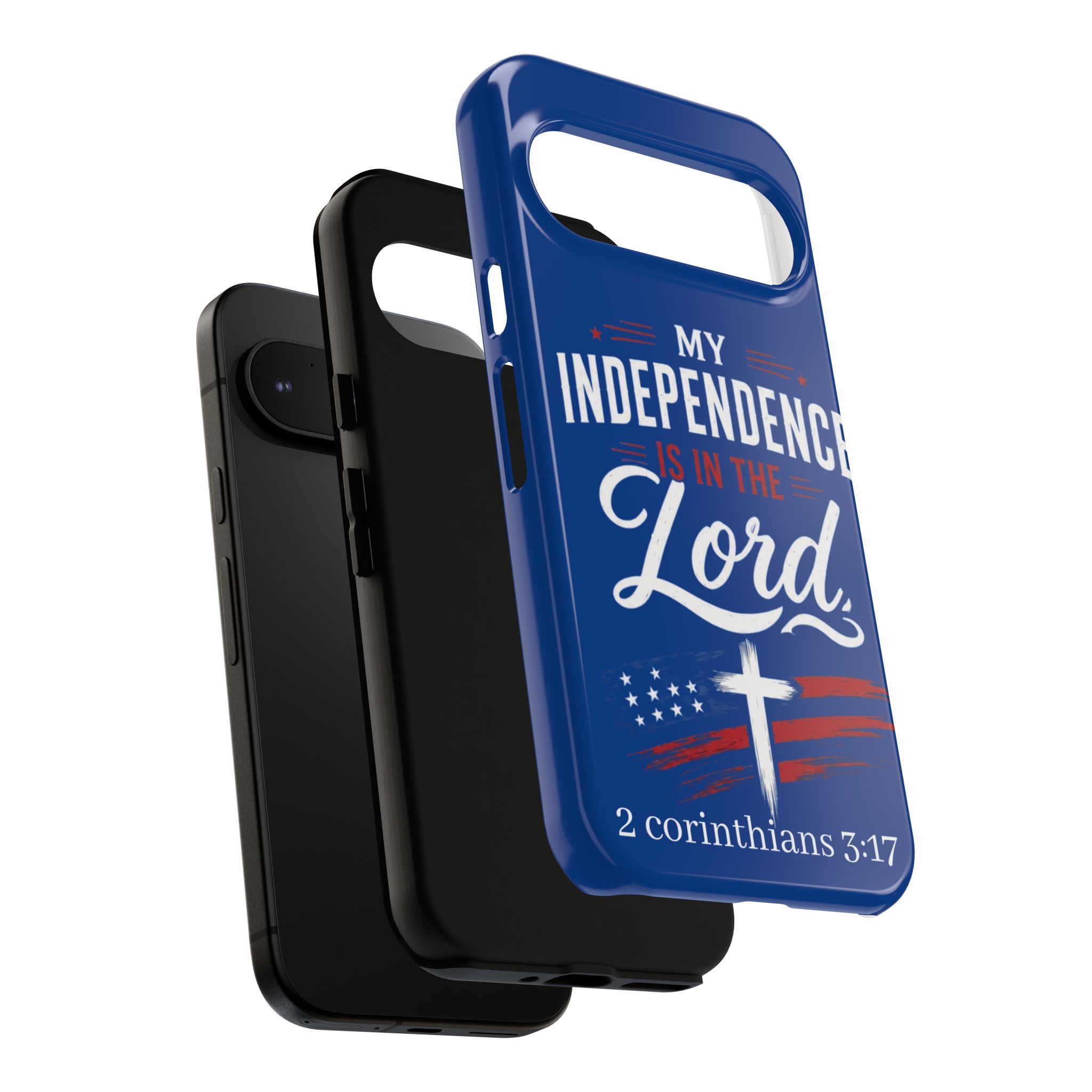 Christian Phone Case — "My Independence Is In The Lord" (2 Corinthians 3:17) - Image 193