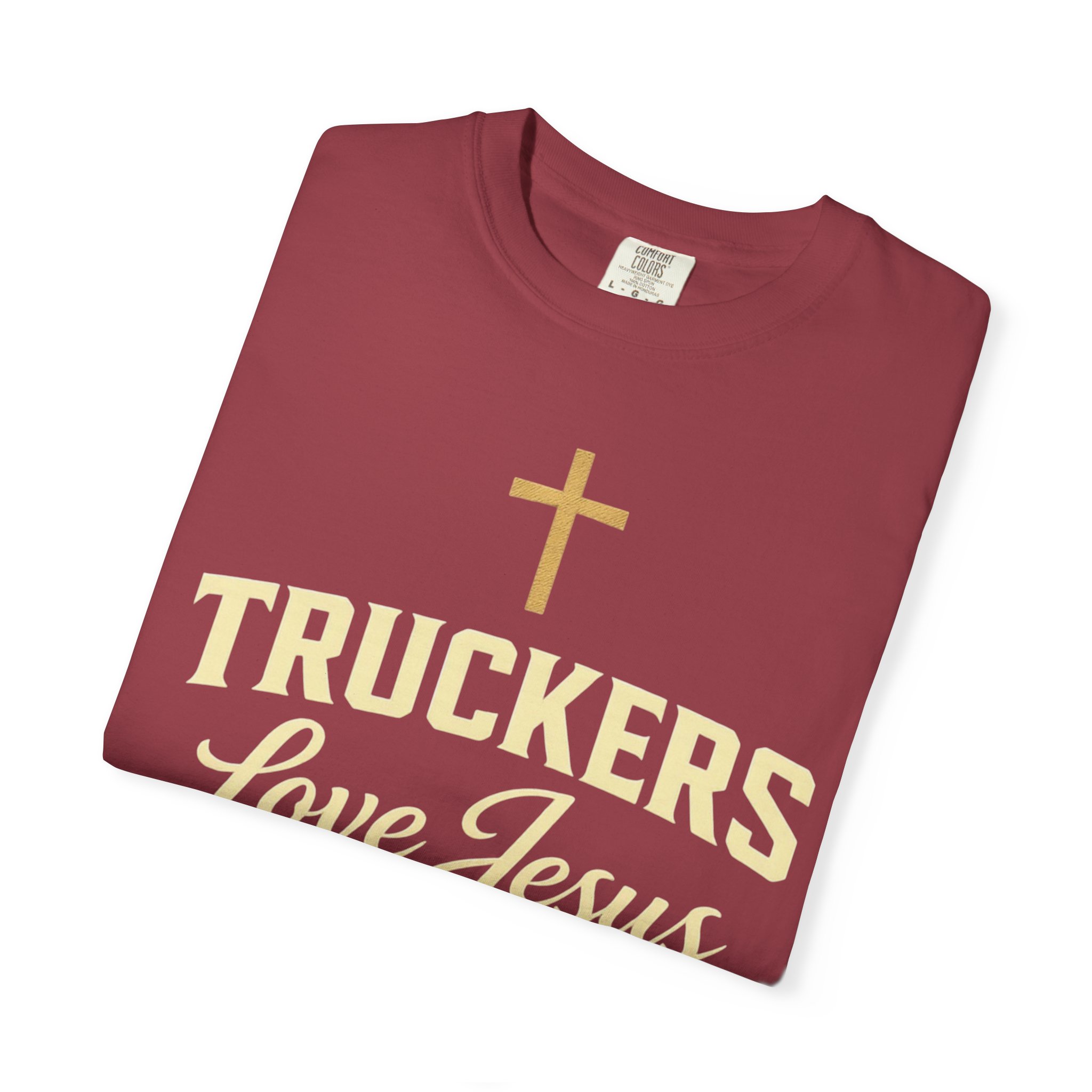 Truckers Love Jesus T-Shirt — Christian Trucker Gospel Tee - Image 53
