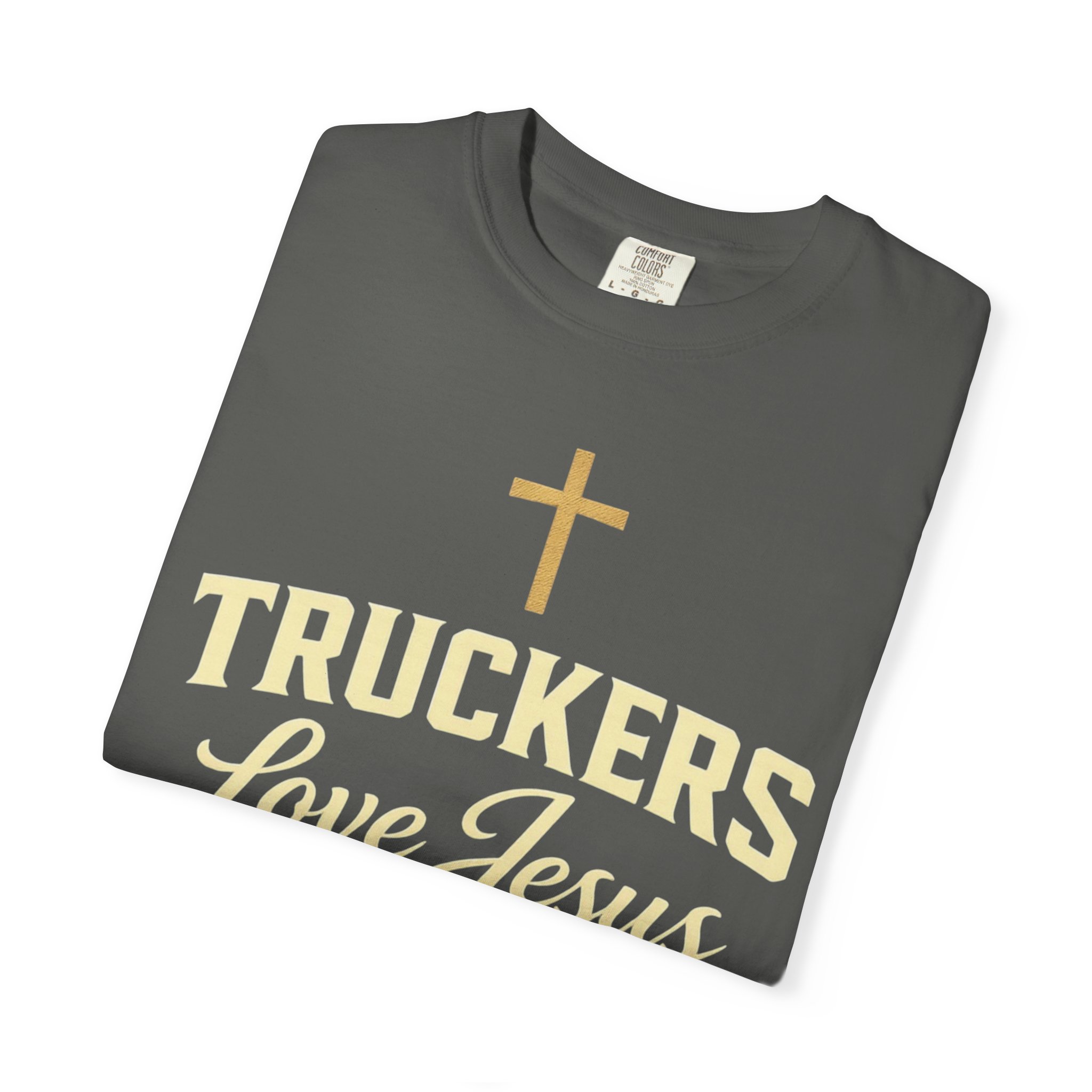 Truckers Love Jesus T-Shirt — Christian Trucker Gospel Tee - Image 4