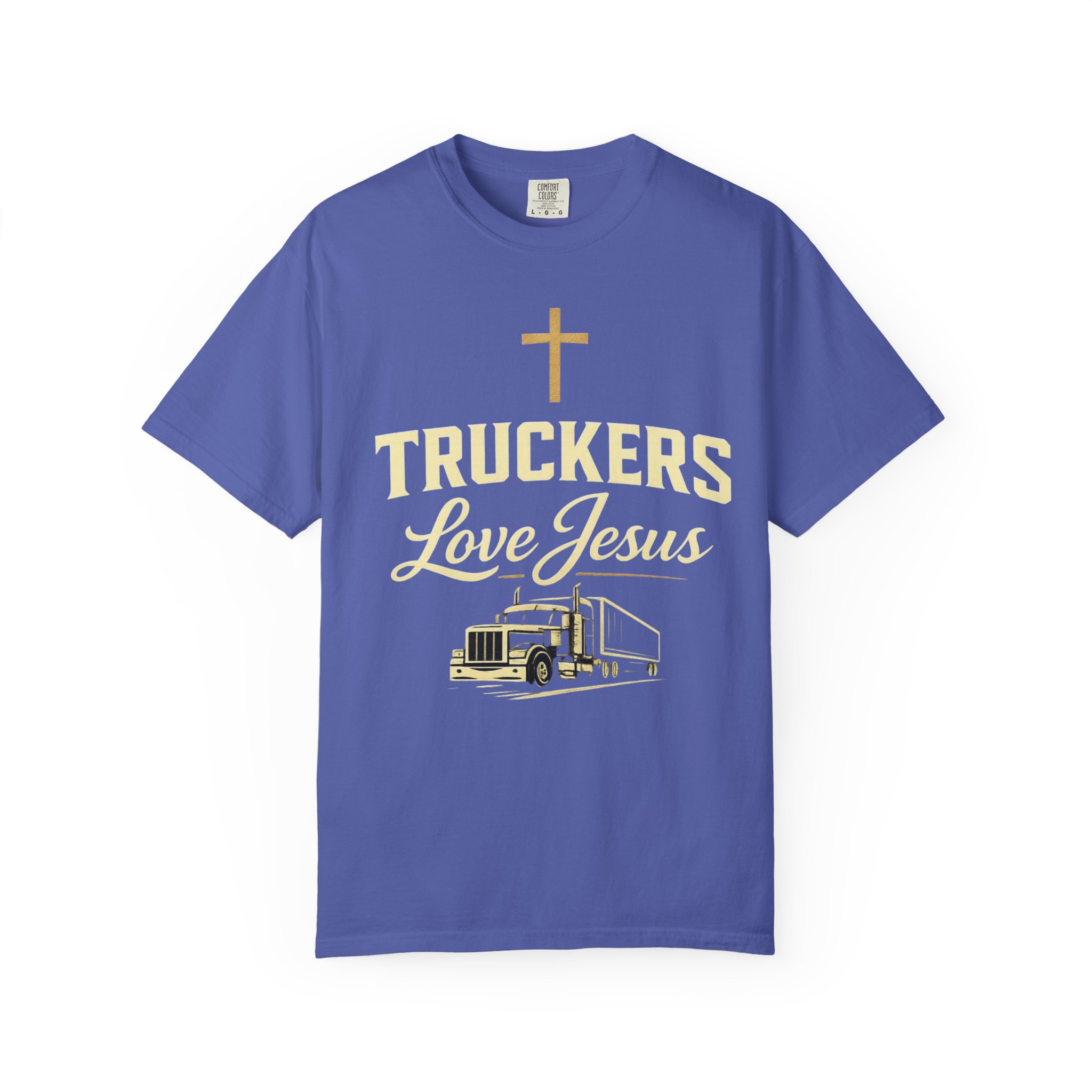 Truckers Love Jesus T-Shirt — Christian Trucker Gospel Tee - Image 31