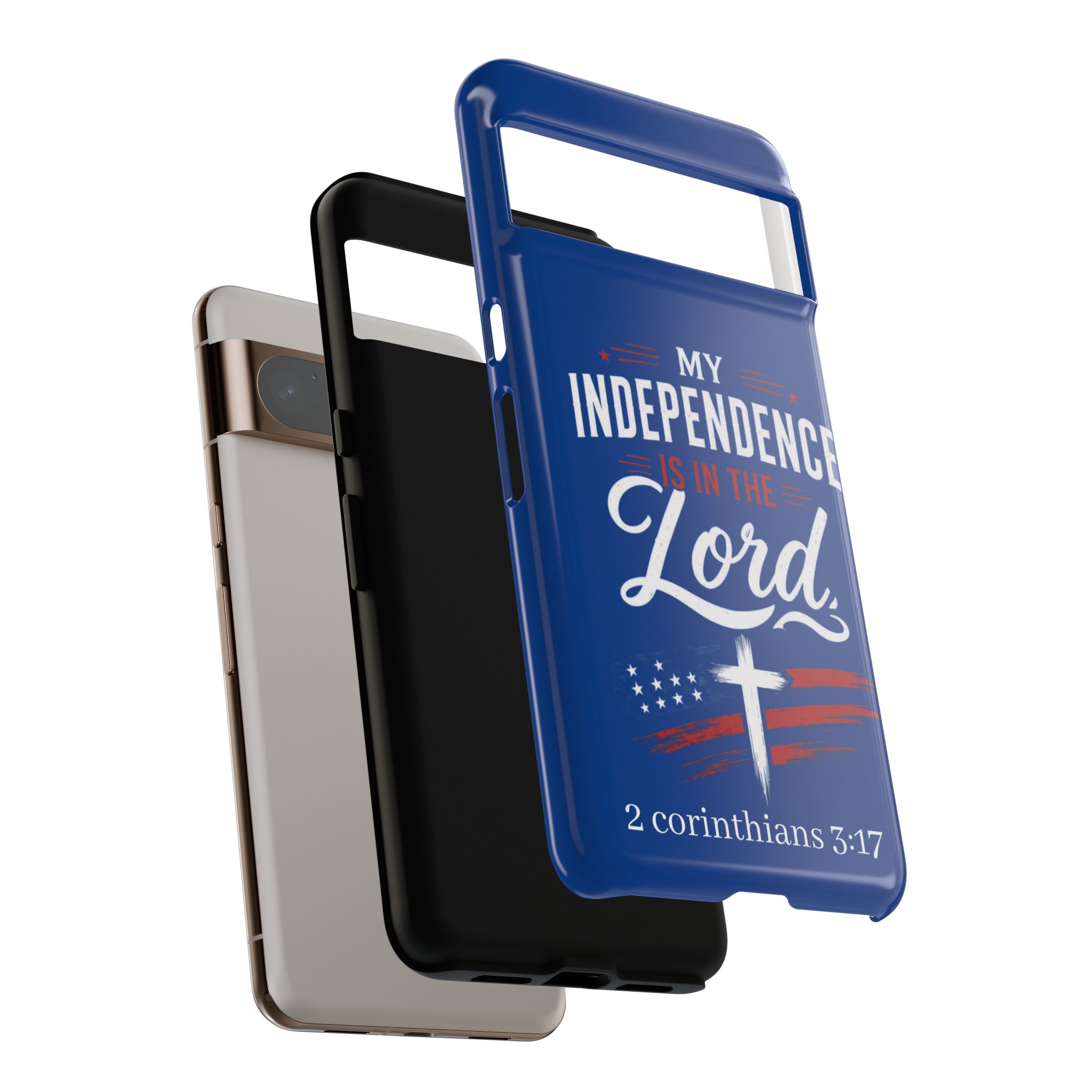 Christian Phone Case — "My Independence Is In The Lord" (2 Corinthians 3:17) - Image 154