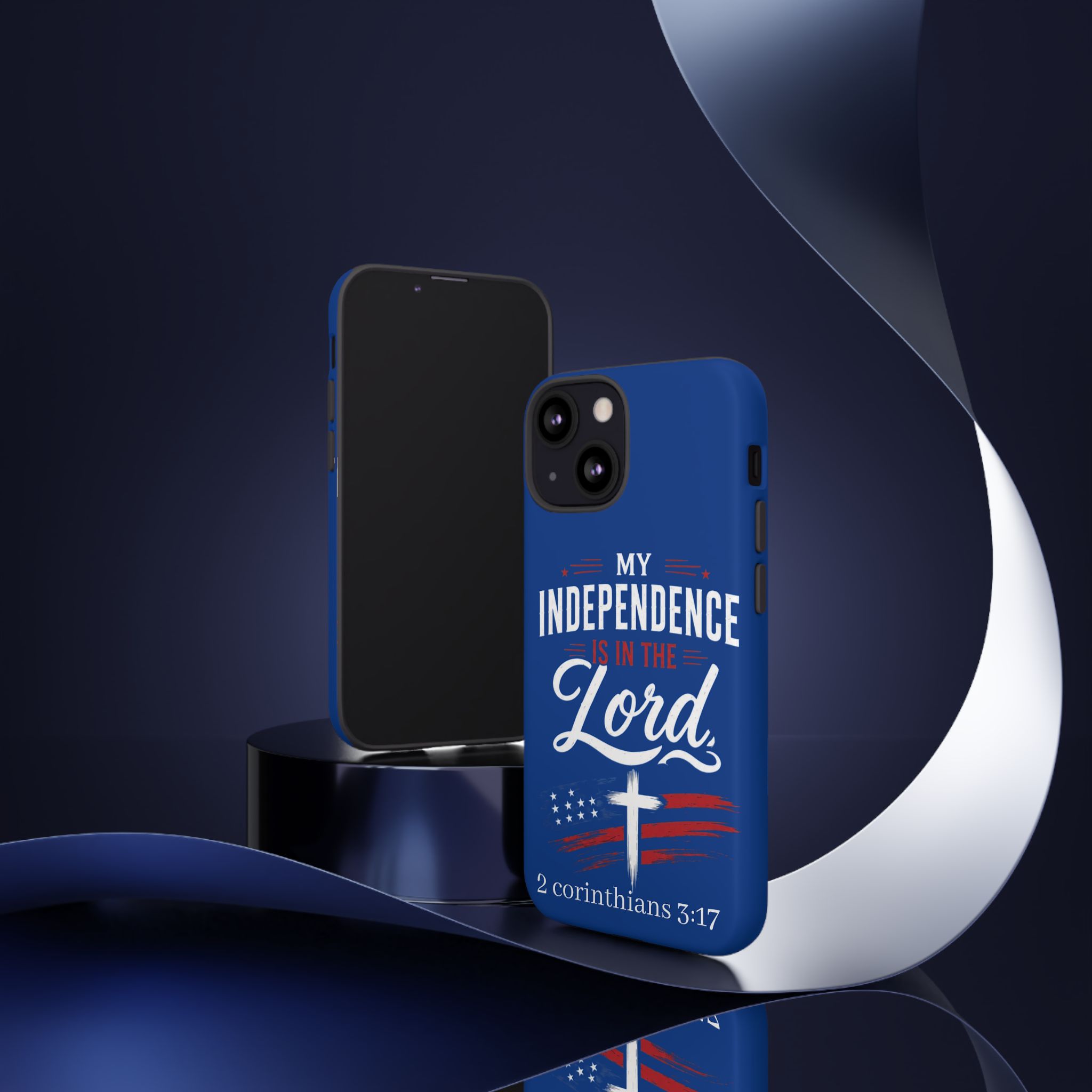 Christian Phone Case — "My Independence Is In The Lord" (2 Corinthians 3:17) - Image 42