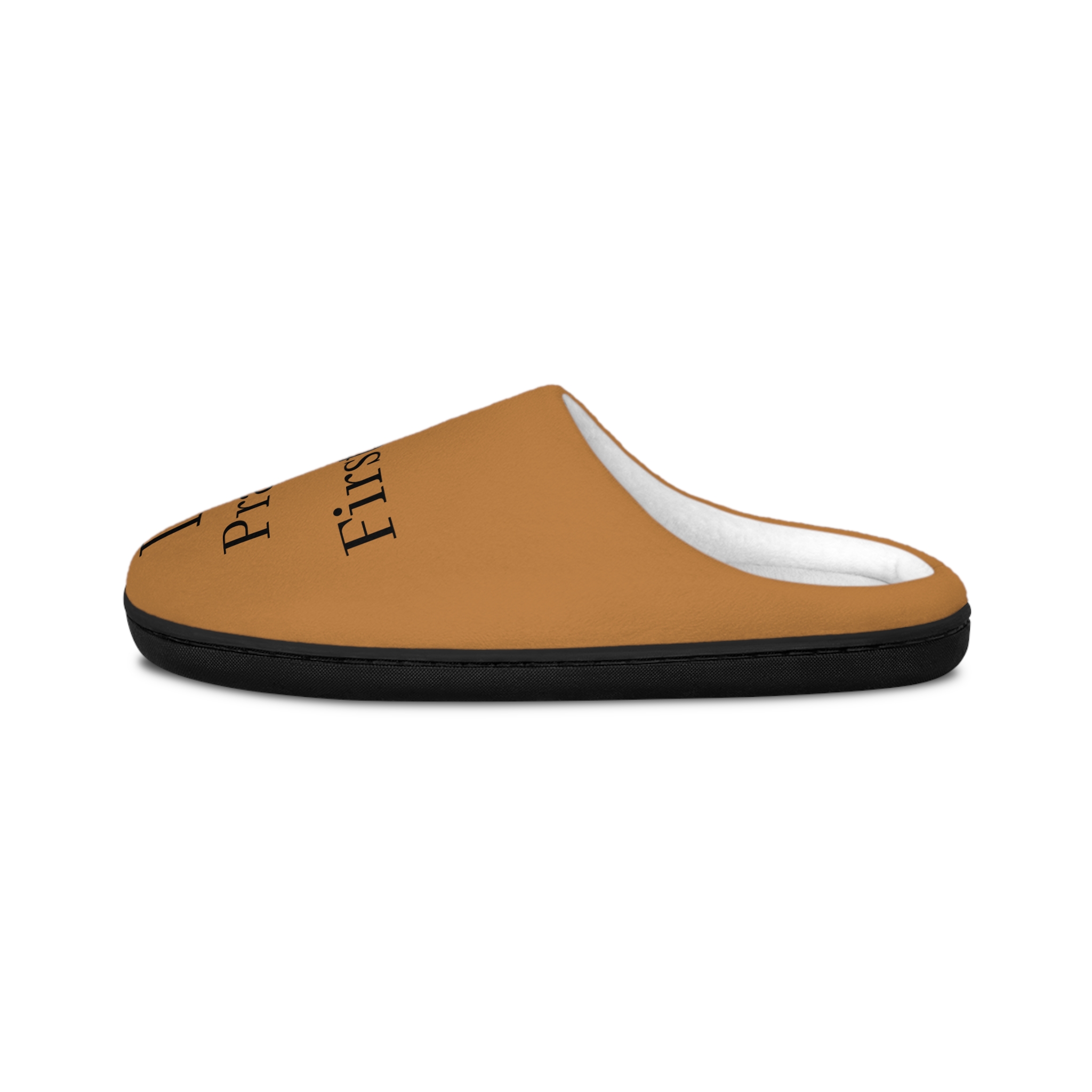 Pray First Men's Indoor Slippers — Cozy Scripture-Inspired House Shoes - Image 4