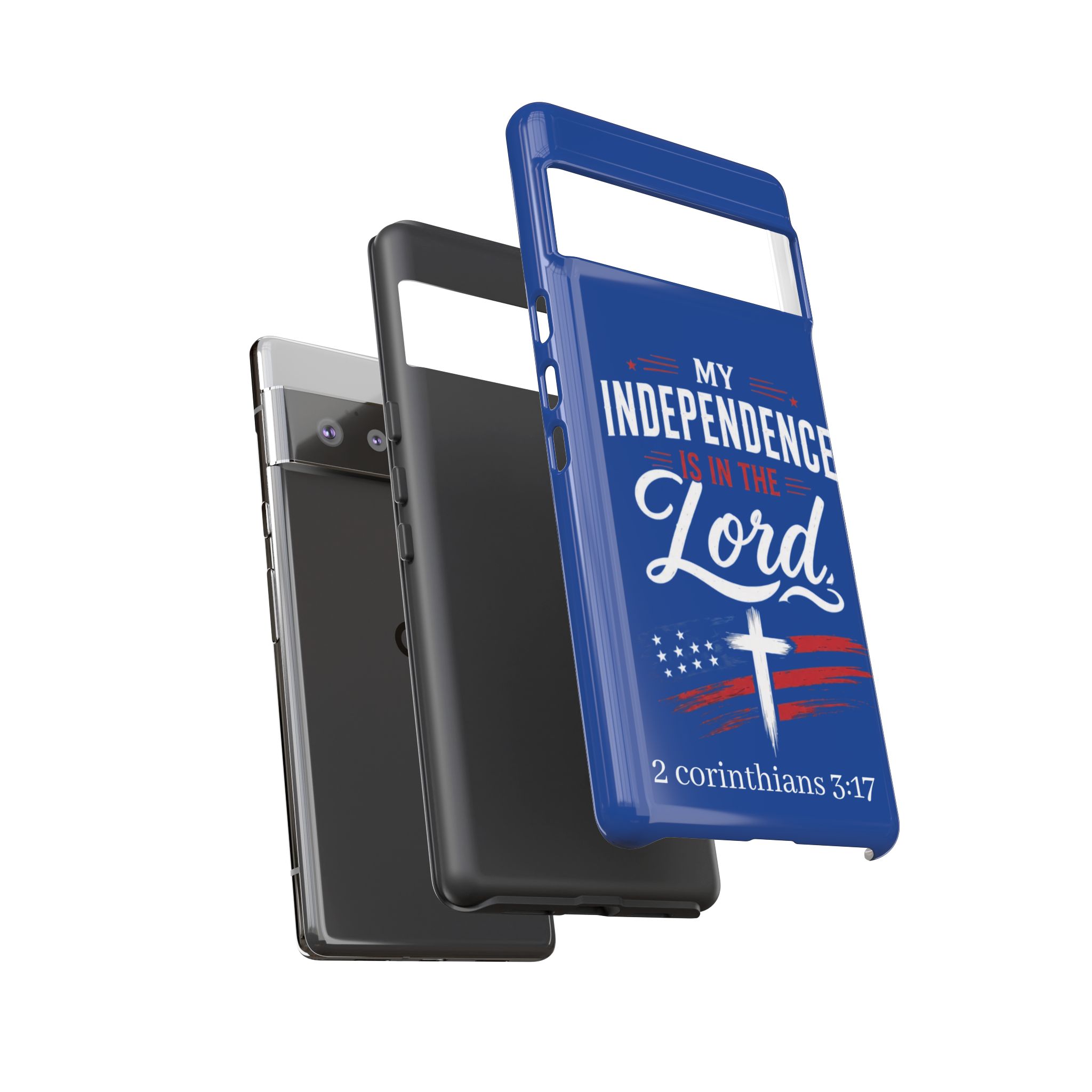 Christian Phone Case — "My Independence Is In The Lord" (2 Corinthians 3:17) - Image 97