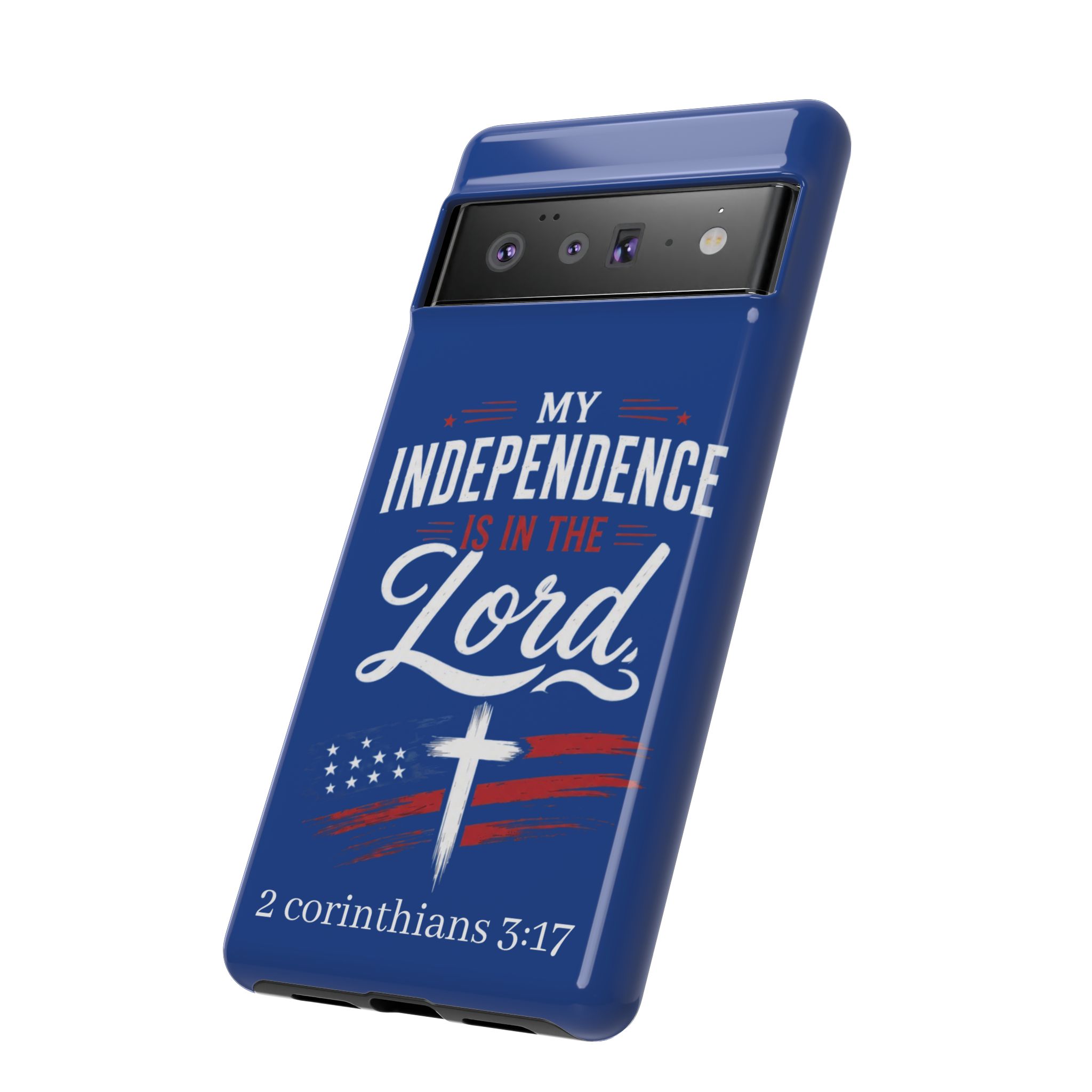 Christian Phone Case — "My Independence Is In The Lord" (2 Corinthians 3:17) - Image 96