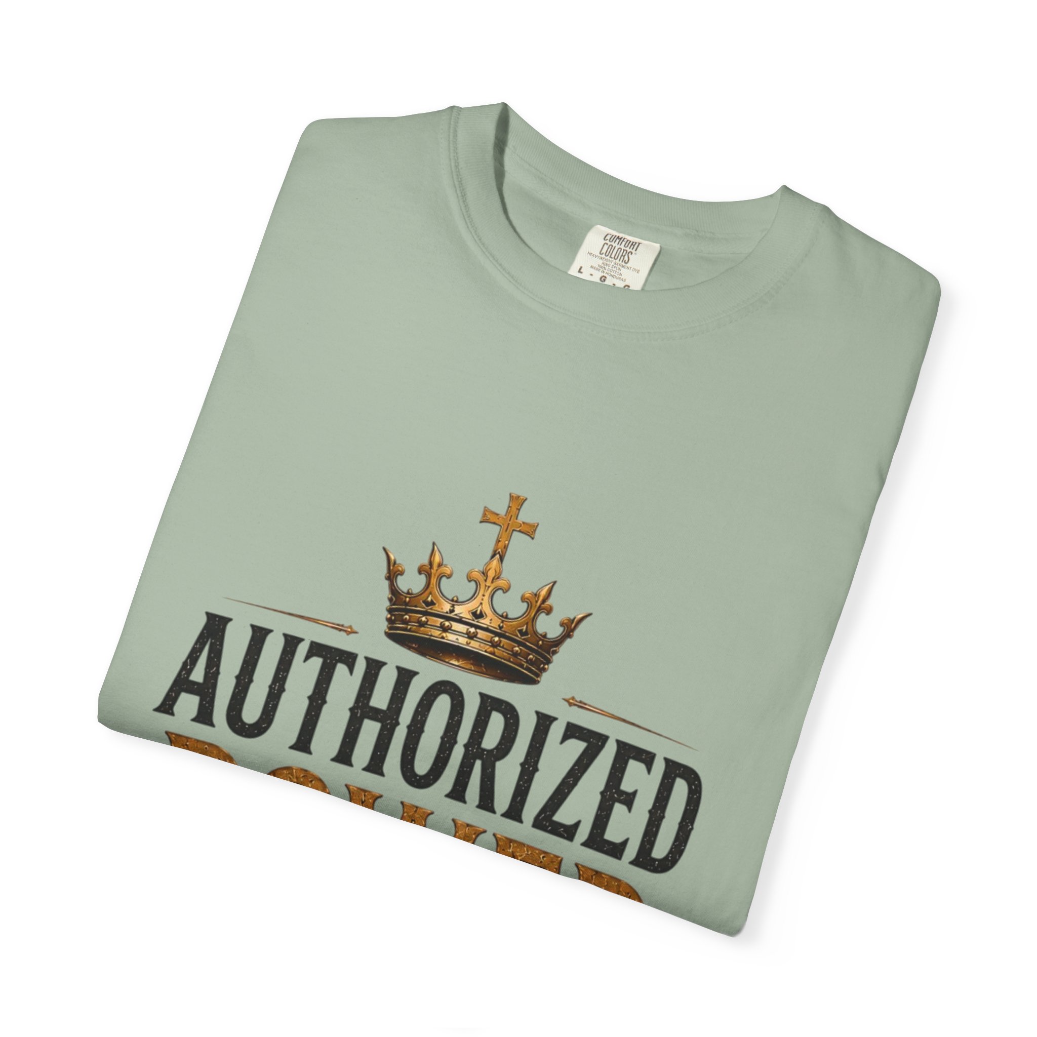 Authorized Power T-Shirt — "Authorized Power" Luke 10:19 Christian Faith Tee - Image 65