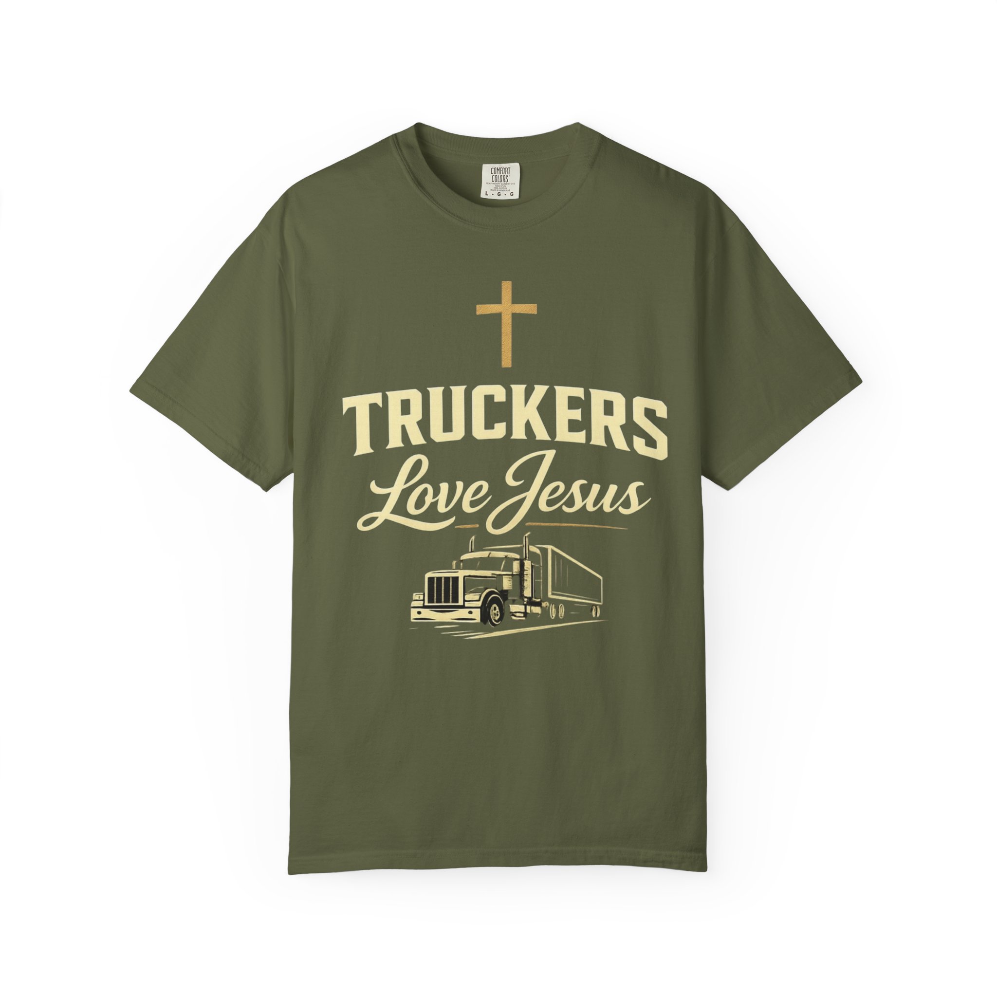 Truckers Love Jesus T-Shirt — Christian Trucker Gospel Tee - Image 11