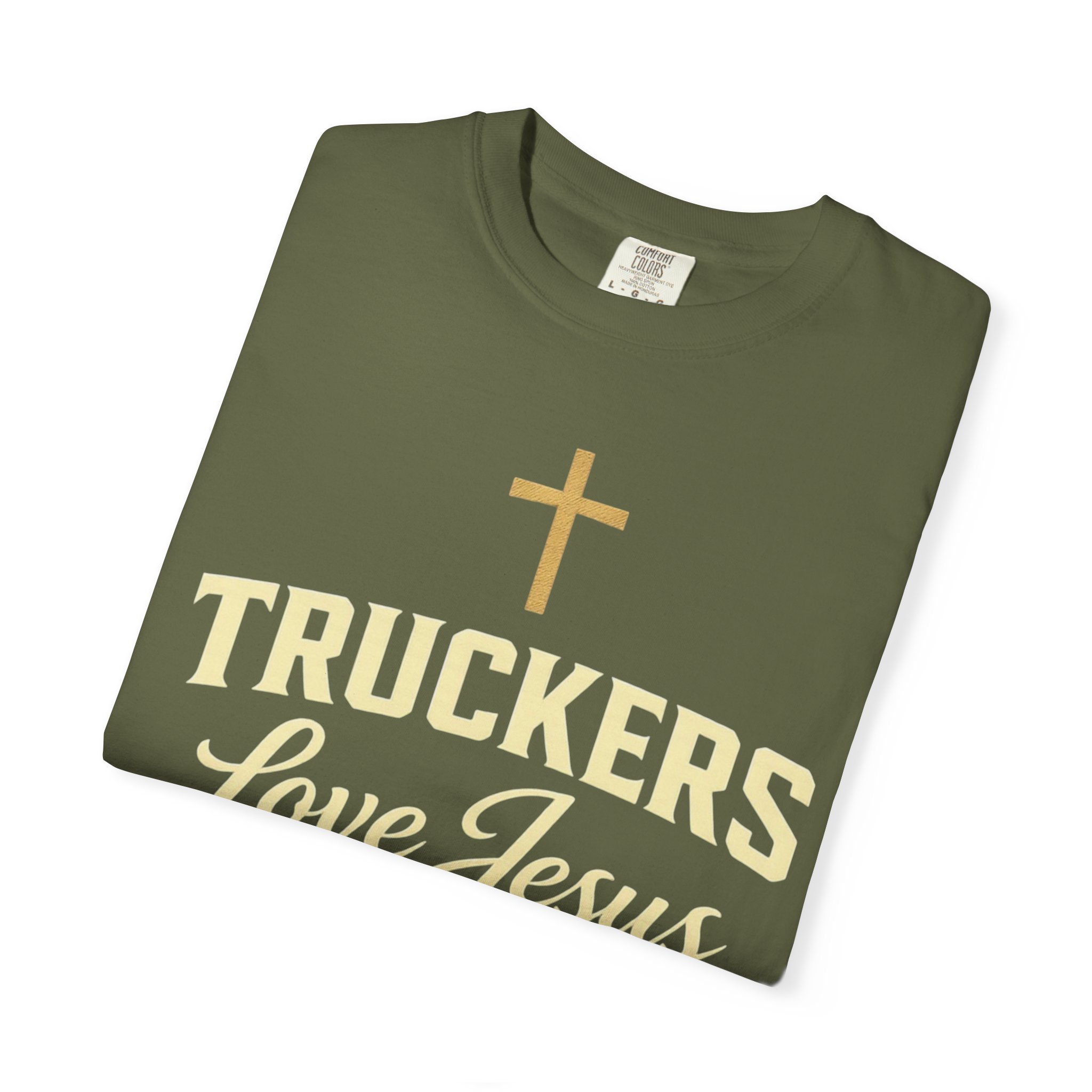 Truckers Love Jesus T-Shirt — Christian Trucker Gospel Tee - Image 13