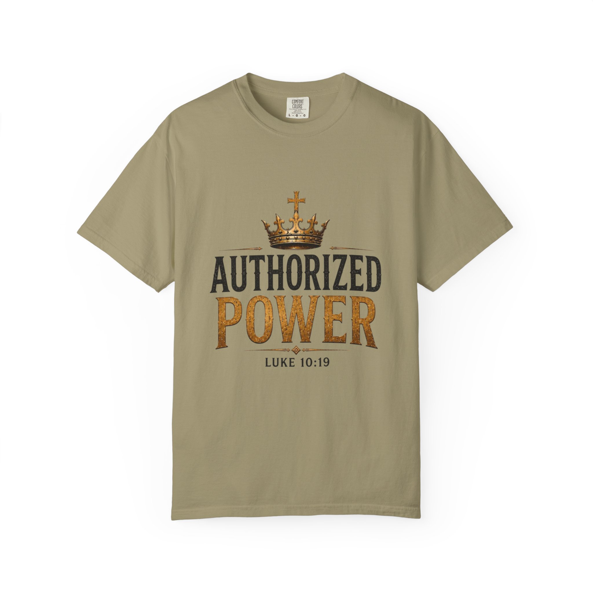 Authorized Power T-Shirt — "Authorized Power" Luke 10:19 Christian Faith Tee - Image 46