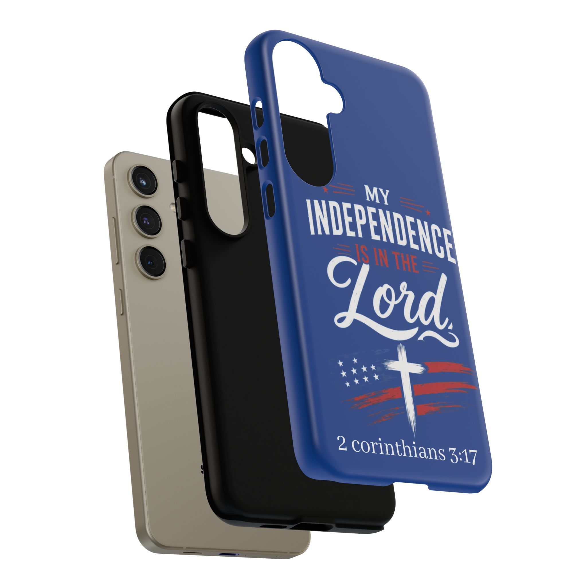 Christian Phone Case — "My Independence Is In The Lord" (2 Corinthians 3:17) - Image 142