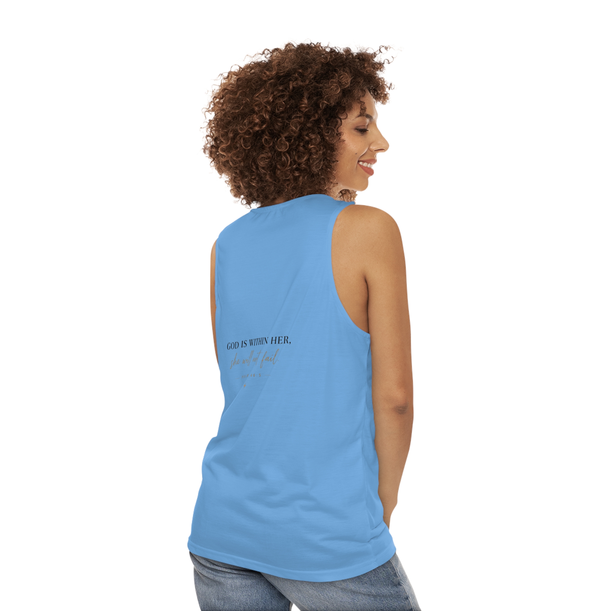 Inspirational 'She Will Not Fail' Tank Top - Image 5