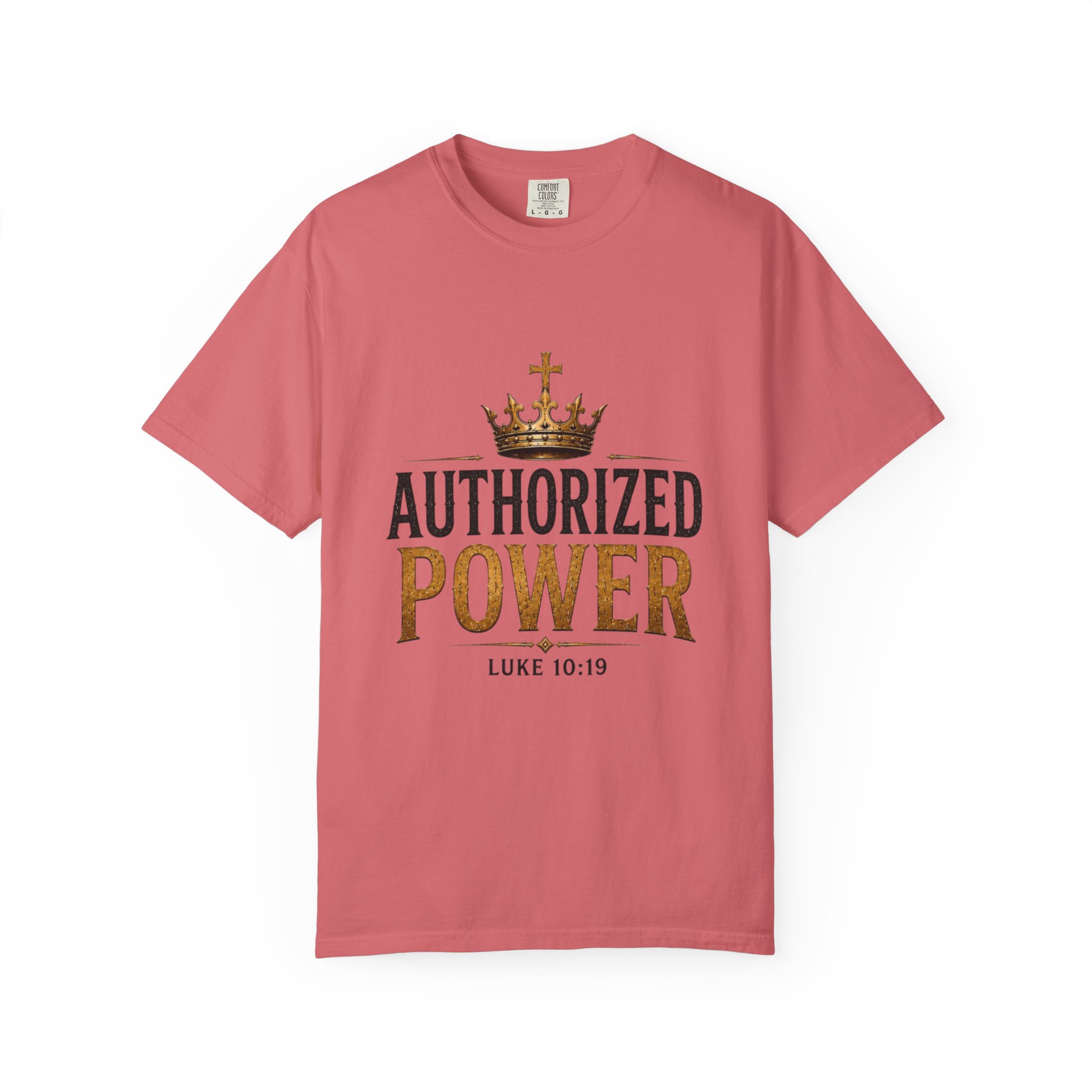 Authorized Power T-Shirt — "Authorized Power" Luke 10:19 Christian Faith Tee - Image 118