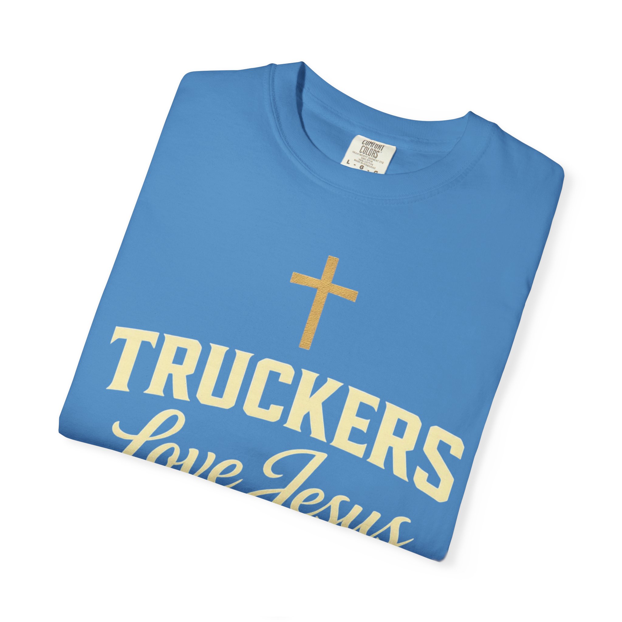 Truckers Love Jesus T-Shirt — Christian Trucker Gospel Tee - Image 38