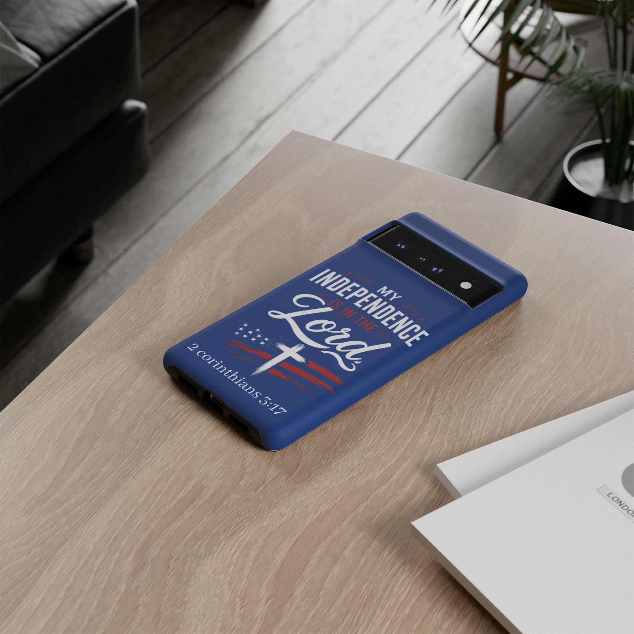 Christian Phone Case — "My Independence Is In The Lord" (2 Corinthians 3:17) - Image 102