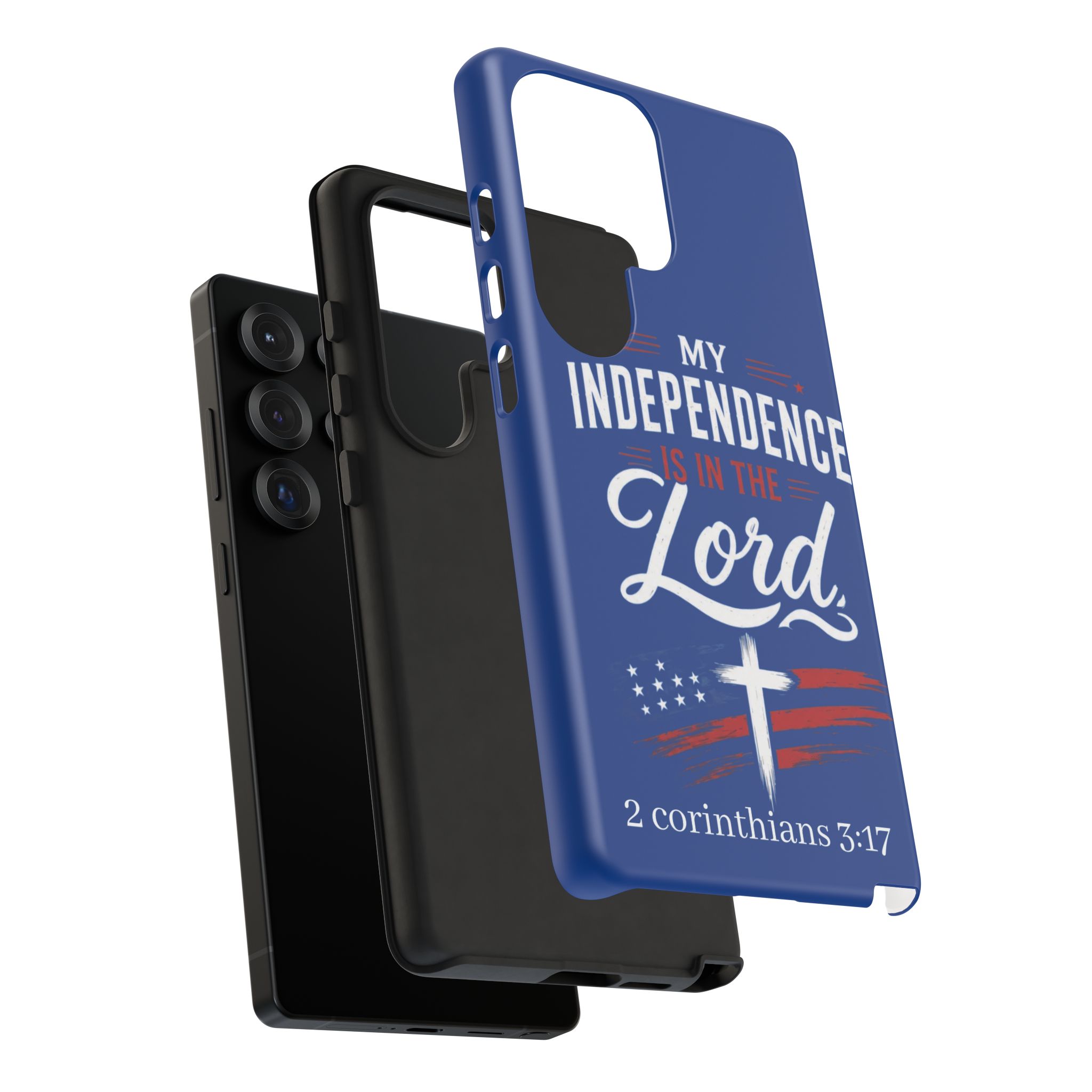 Christian Phone Case — "My Independence Is In The Lord" (2 Corinthians 3:17) - Image 232