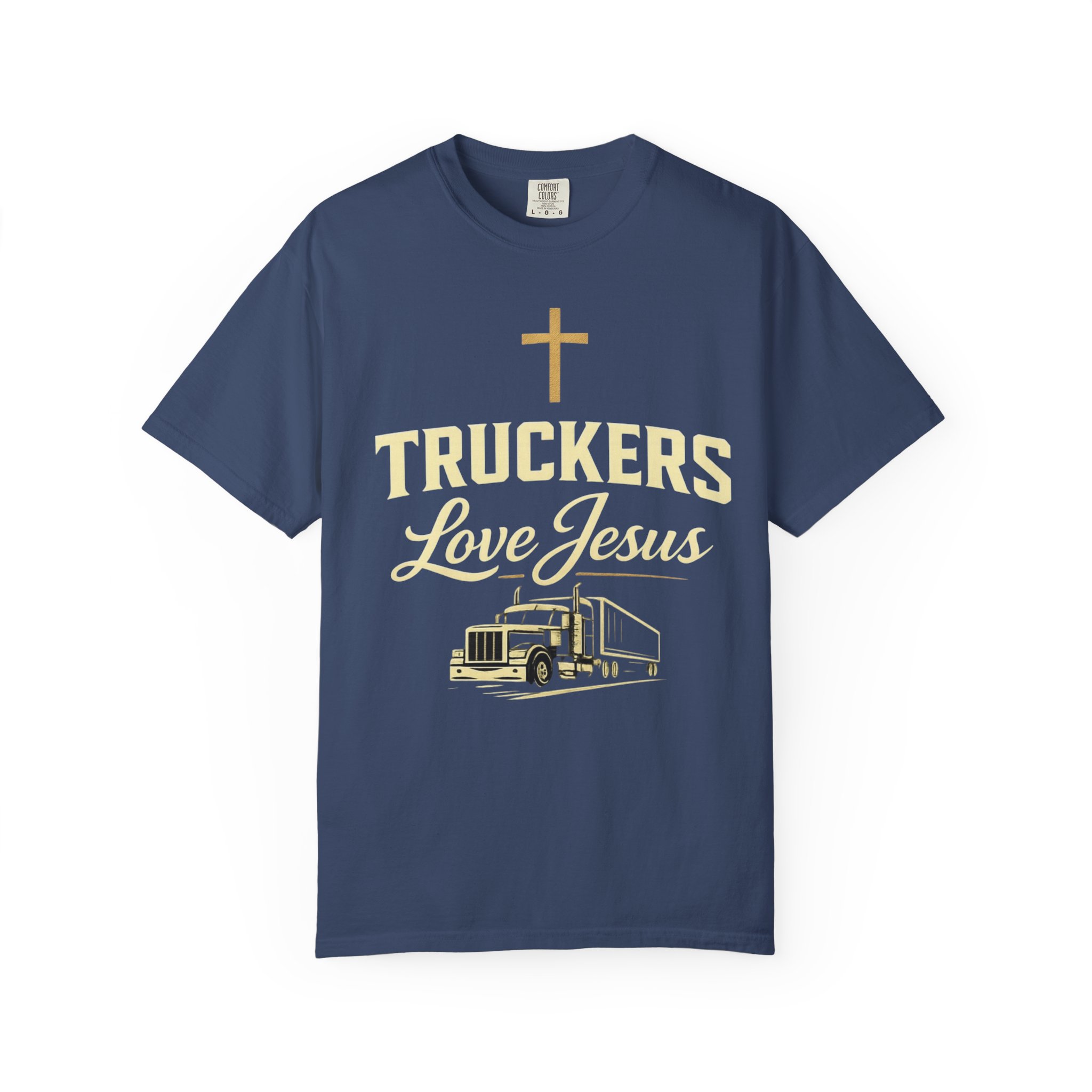 Truckers Love Jesus T-Shirt — Christian Trucker Gospel Tee - Image 41