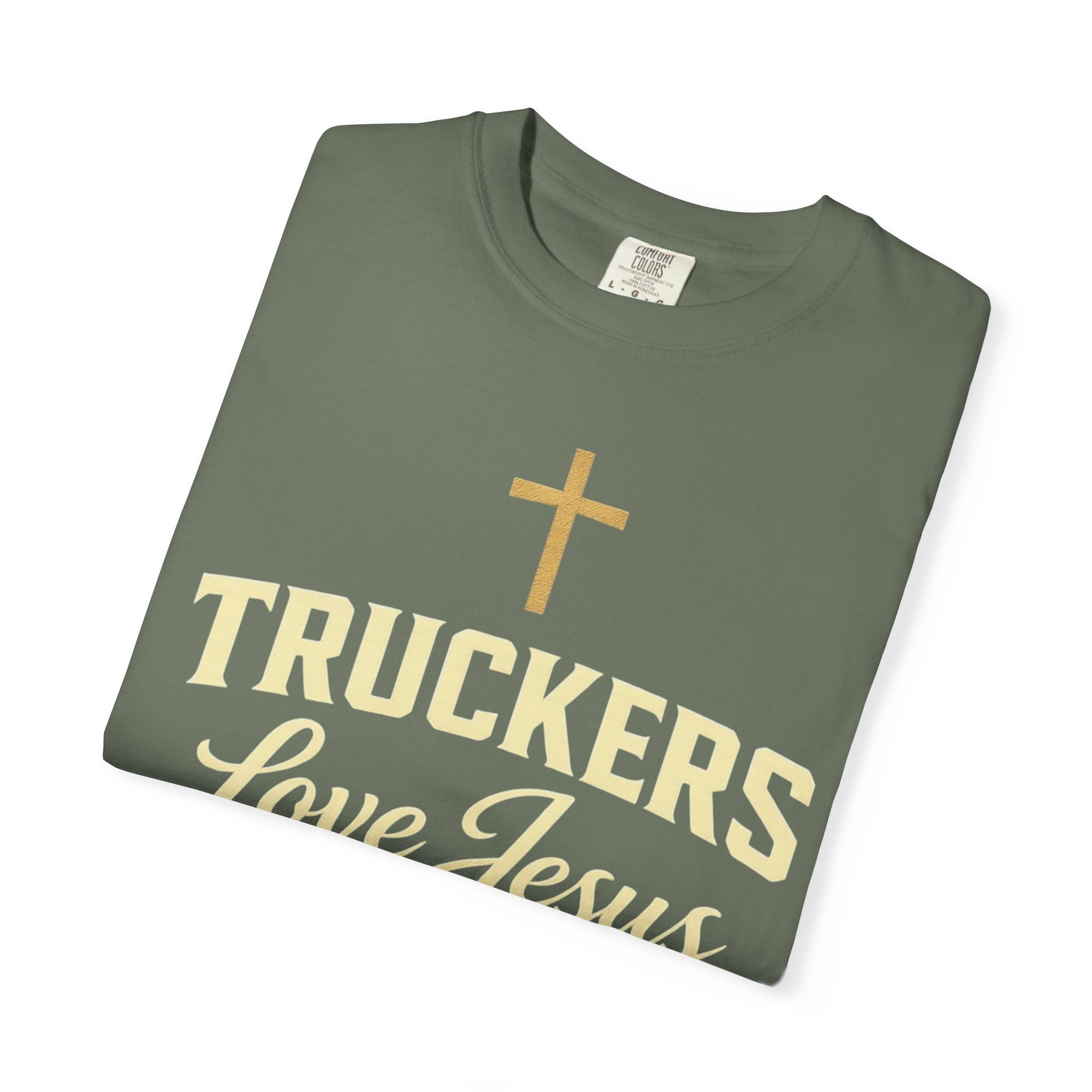 Truckers Love Jesus T-Shirt — Christian Trucker Gospel Tee - Image 18
