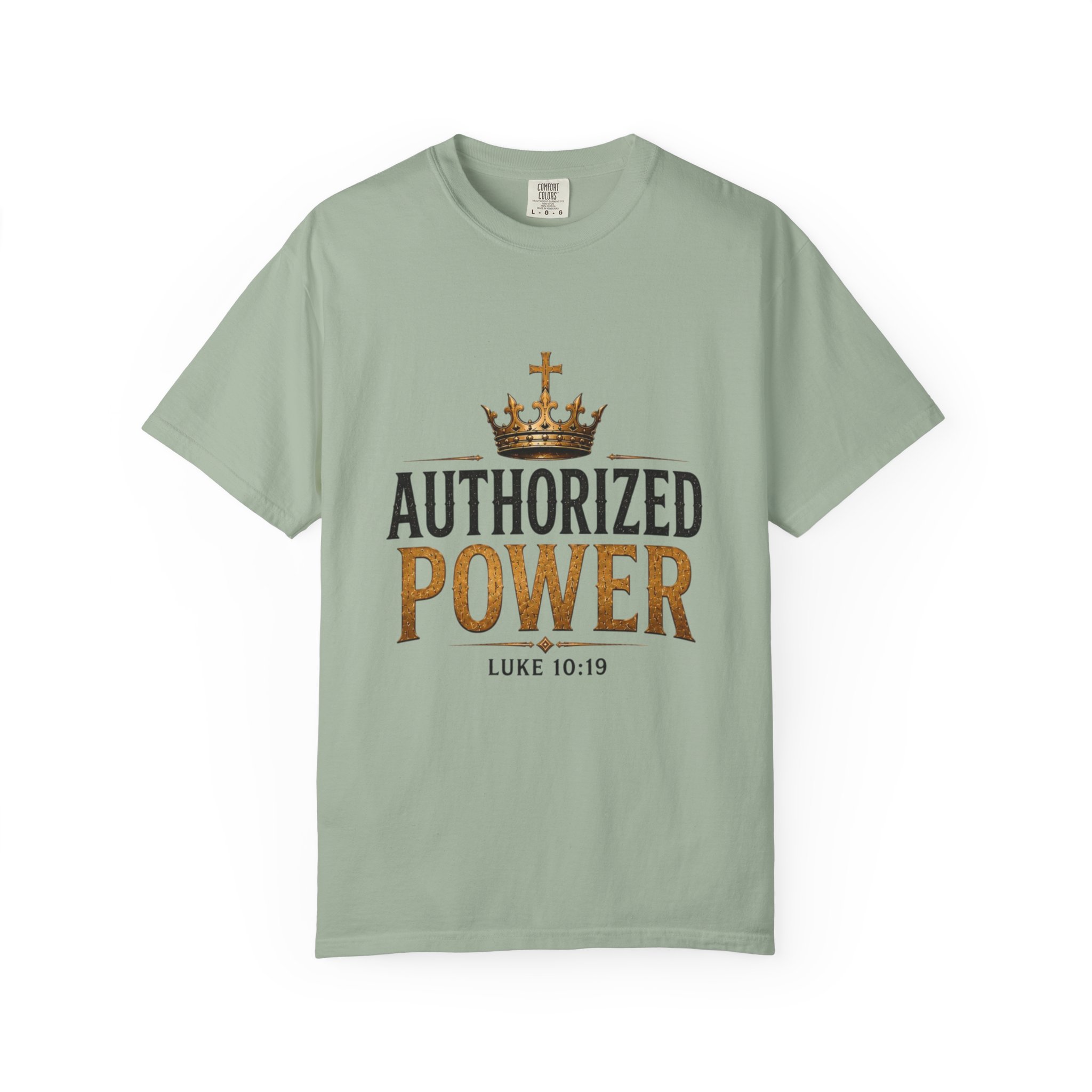 Authorized Power T-Shirt — "Authorized Power" Luke 10:19 Christian Faith Tee - Image 64
