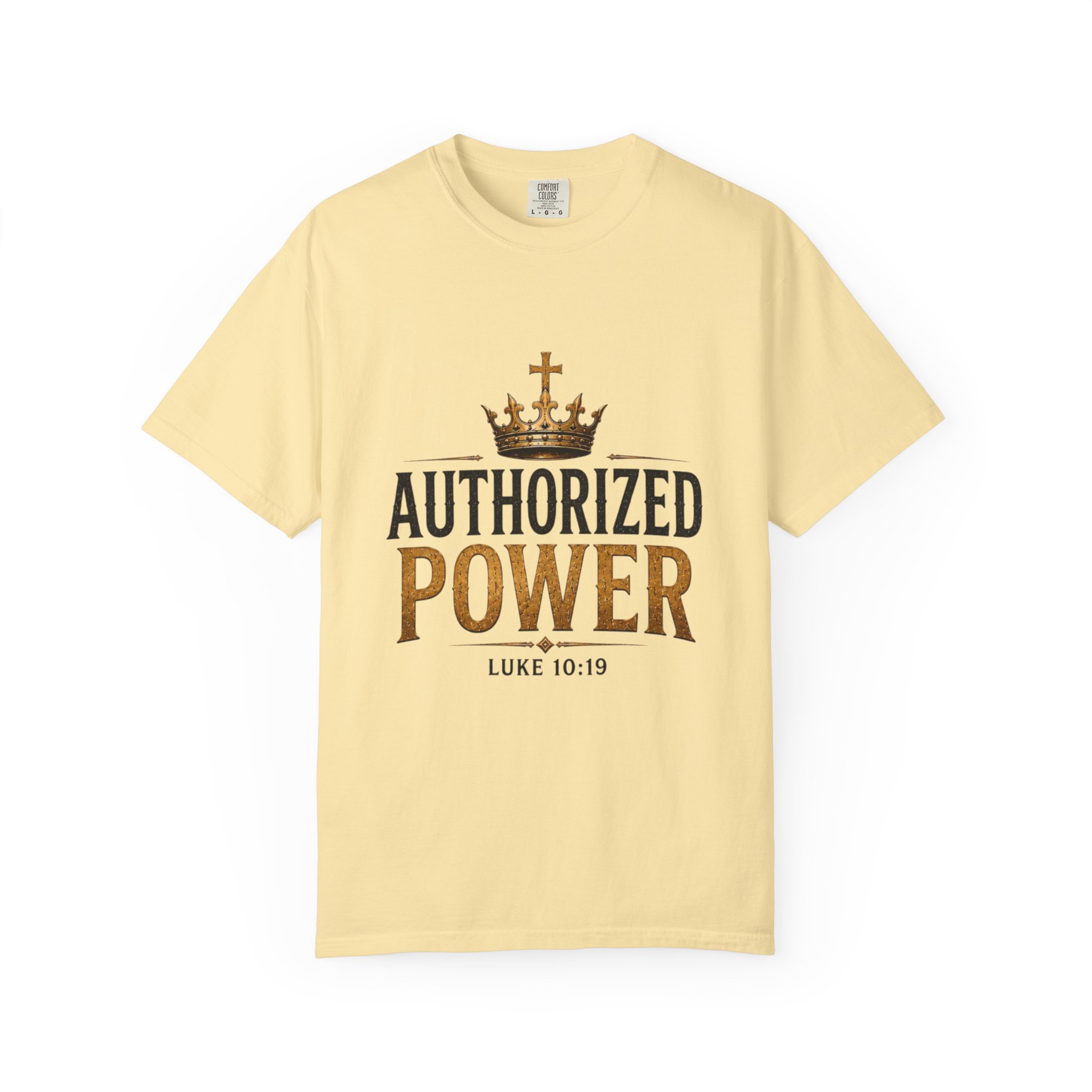 Authorized Power T-Shirt — "Authorized Power" Luke 10:19 Christian Faith Tee - Image 19
