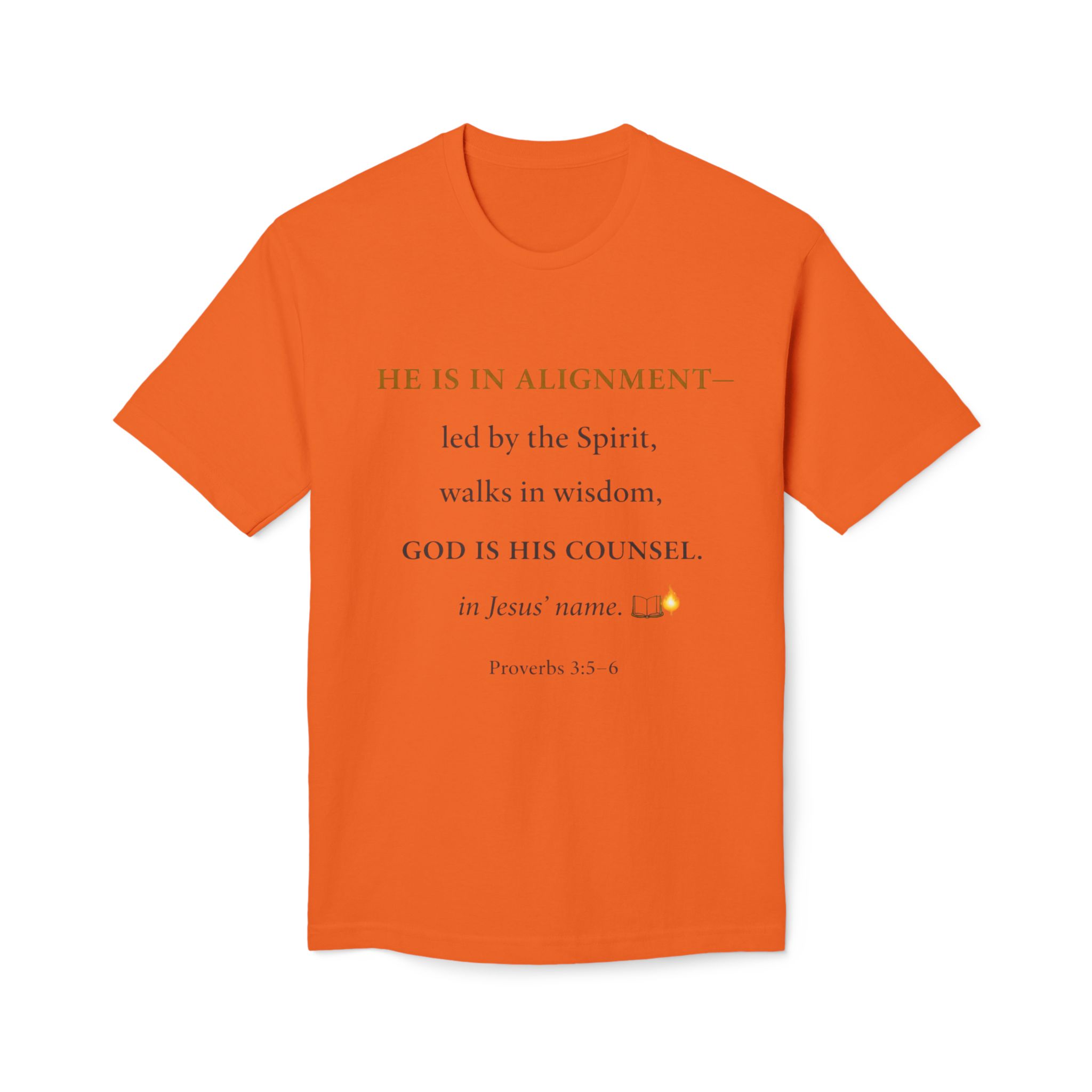 Men’s Godly Alignment T-Shirt — "He Is in Alignment" Proverbs 1:5–8 Inspirational Tee - Image 15