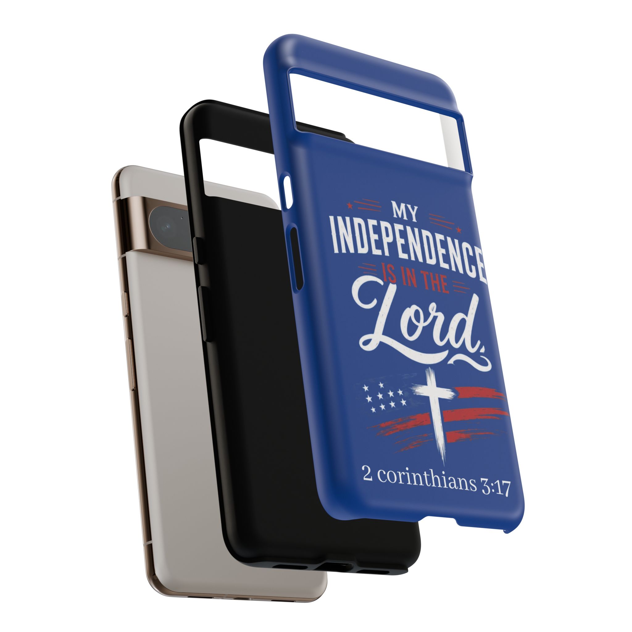 Christian Phone Case — "My Independence Is In The Lord" (2 Corinthians 3:17) - Image 158