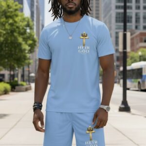 Heir of God Tee — "I Am the Heir of God" Christian Cross Crown T-Shirt