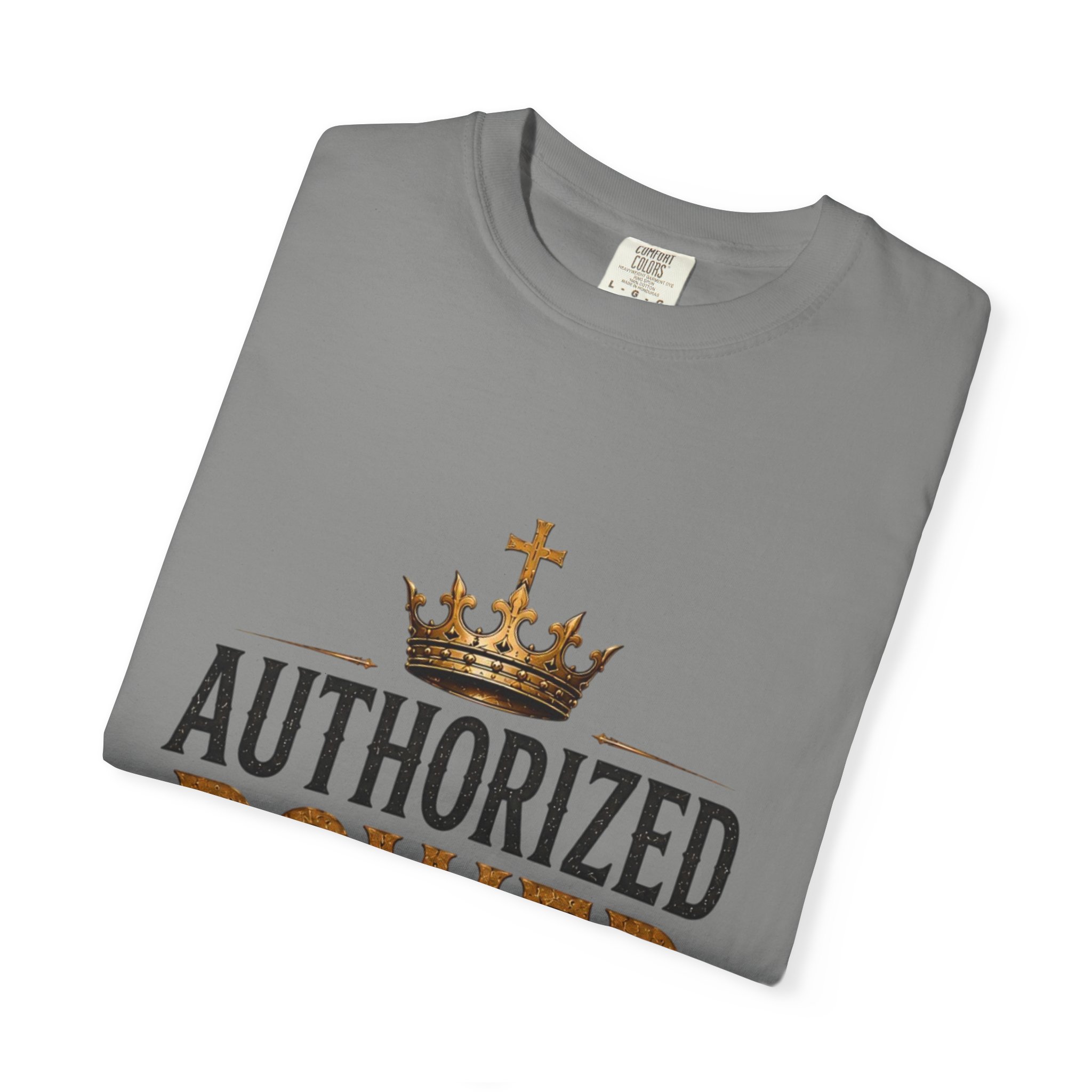 Authorized Power T-Shirt — "Authorized Power" Luke 10:19 Christian Faith Tee - Image 110