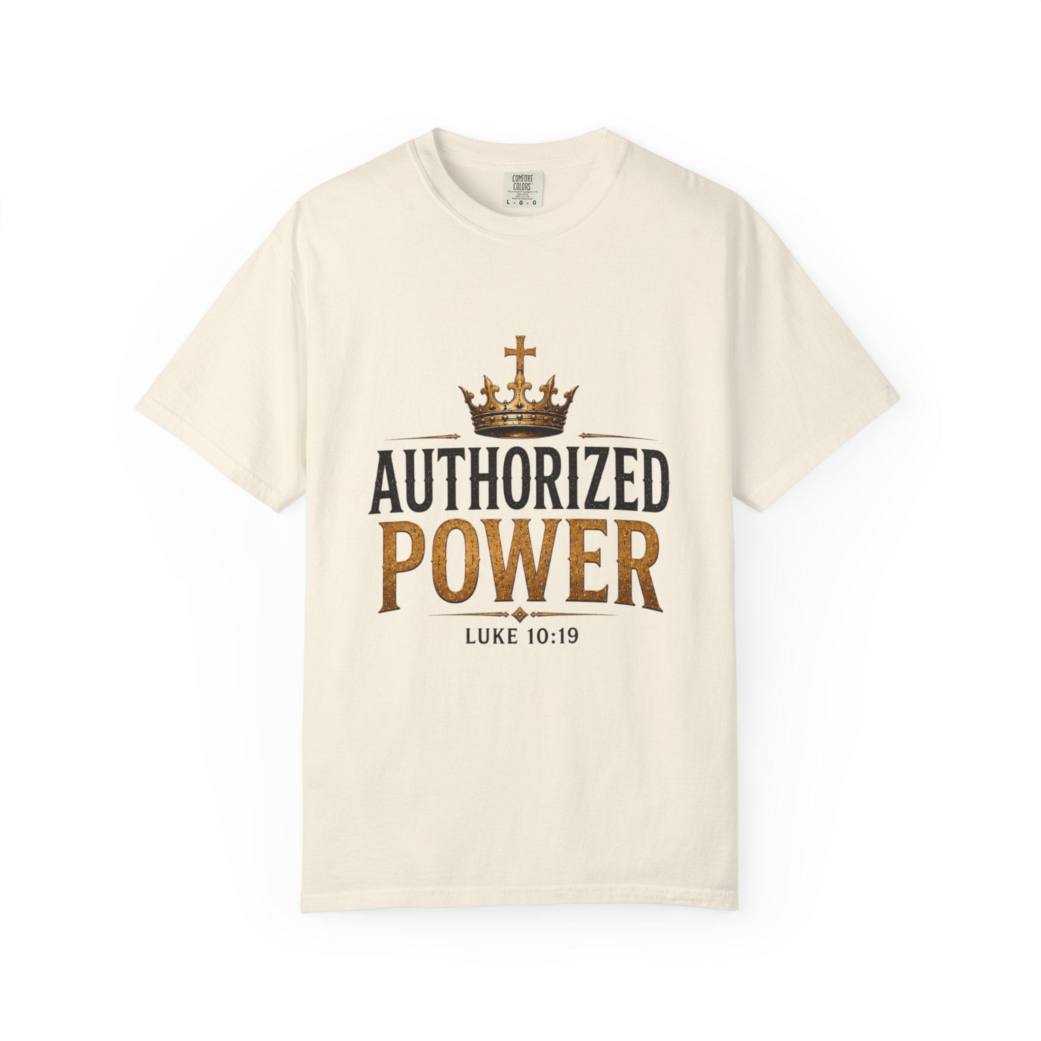 Authorized Power T-Shirt — "Authorized Power" Luke 10:19 Christian Faith Tee - Image 10