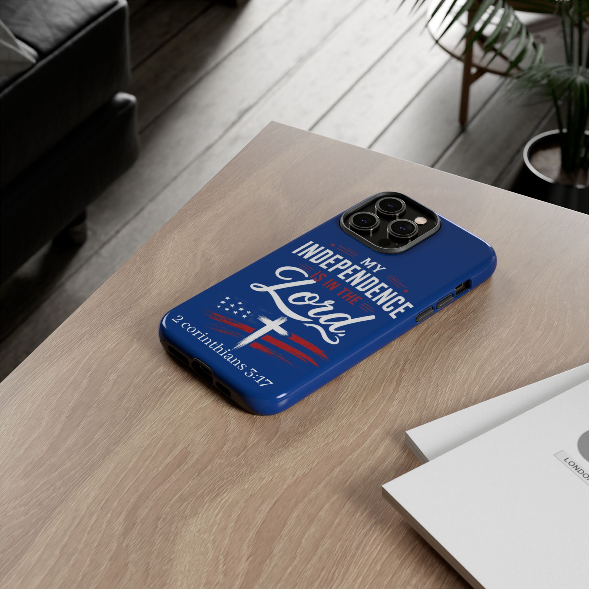 Christian Phone Case — "My Independence Is In The Lord" (2 Corinthians 3:17) - Image 82