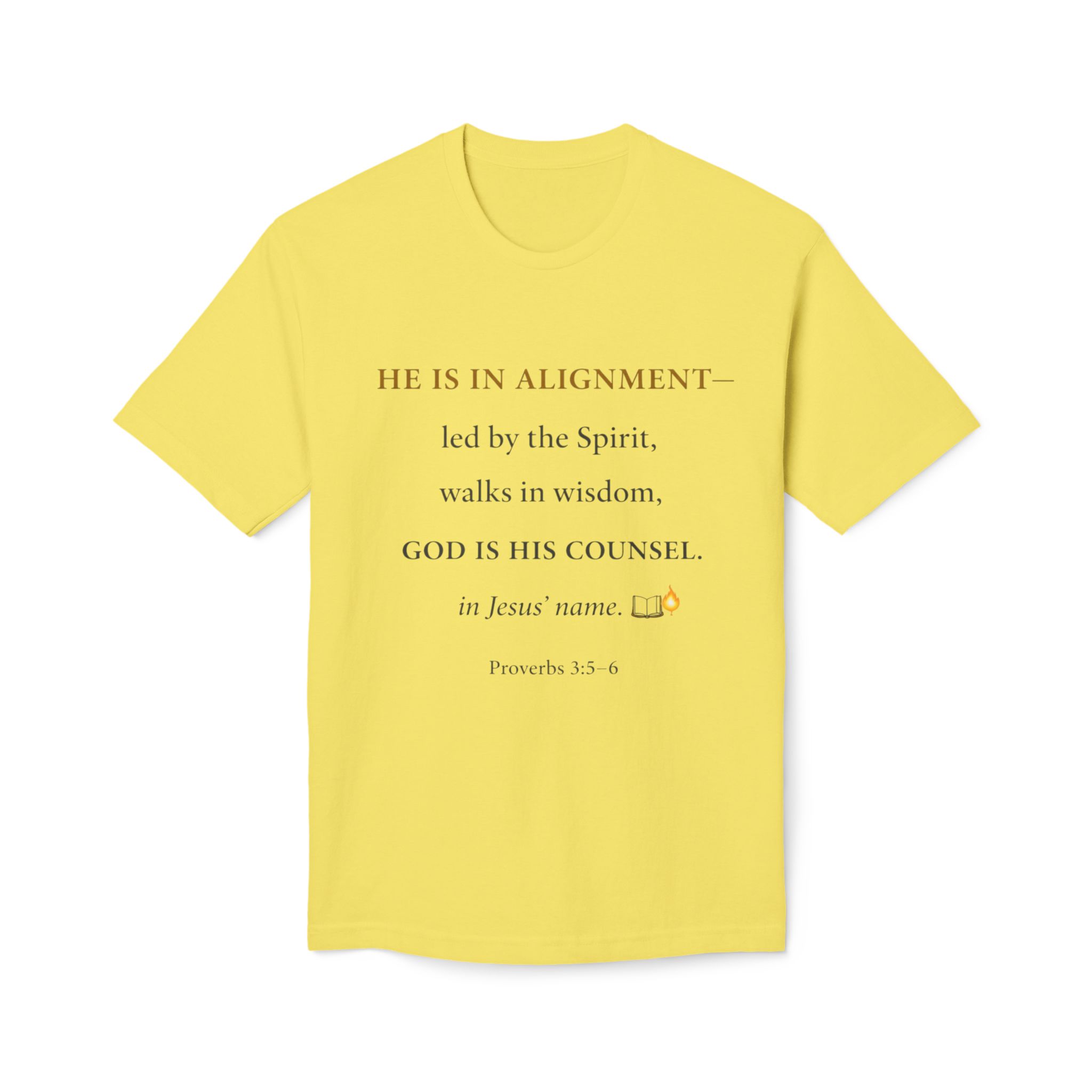 Men’s Godly Alignment T-Shirt — "He Is in Alignment" Proverbs 1:5–8 Inspirational Tee - Image 19